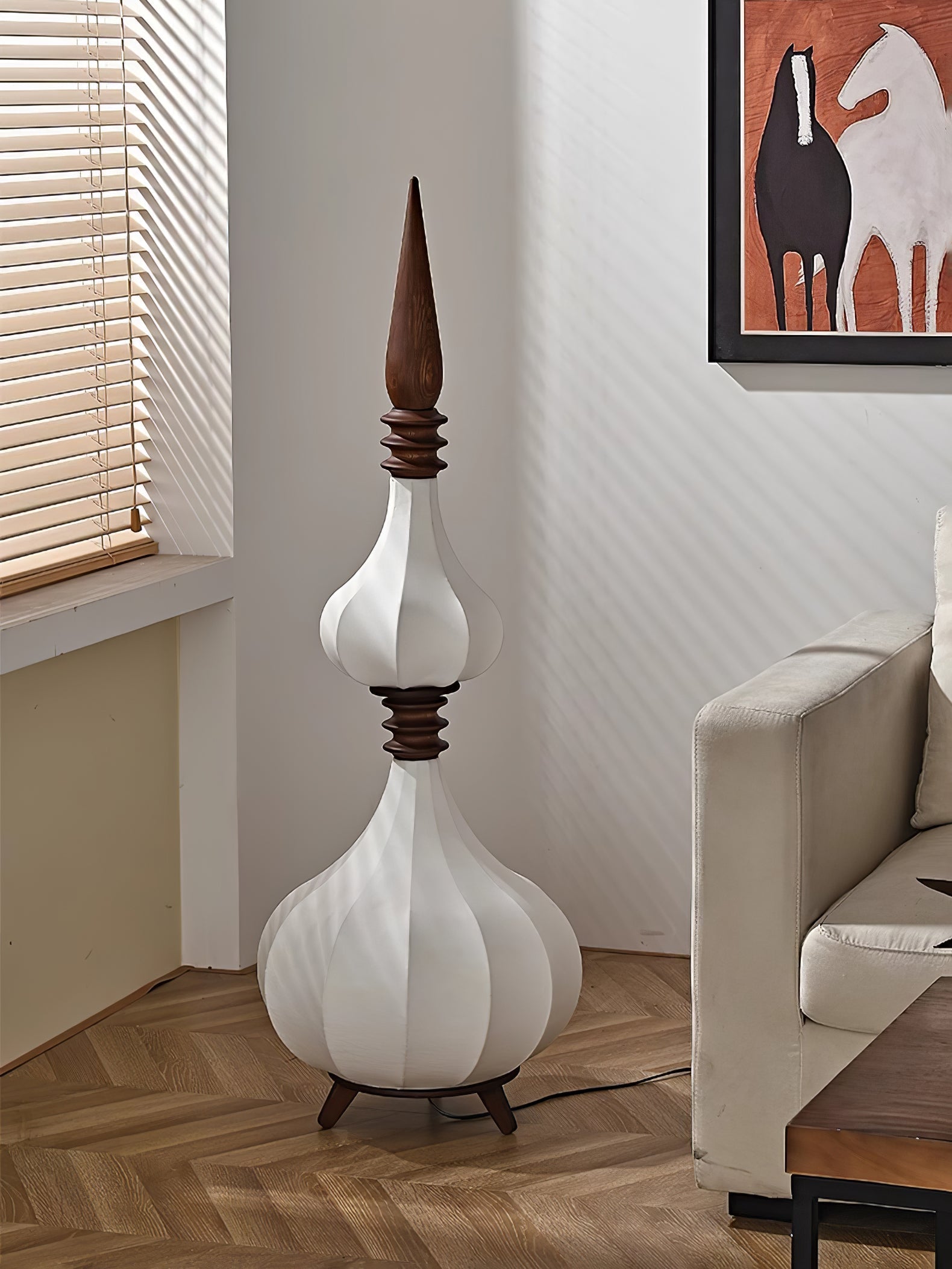 Cetalyra Tiered Gourd Floor Lamp - Letslighting