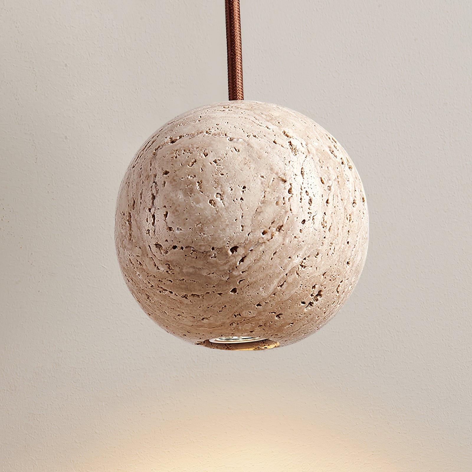 Trio Travertine Pendant Light