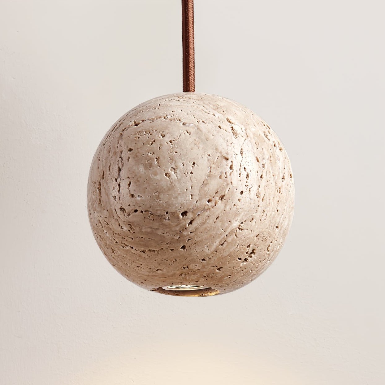 Trio Travertine Pendant Light