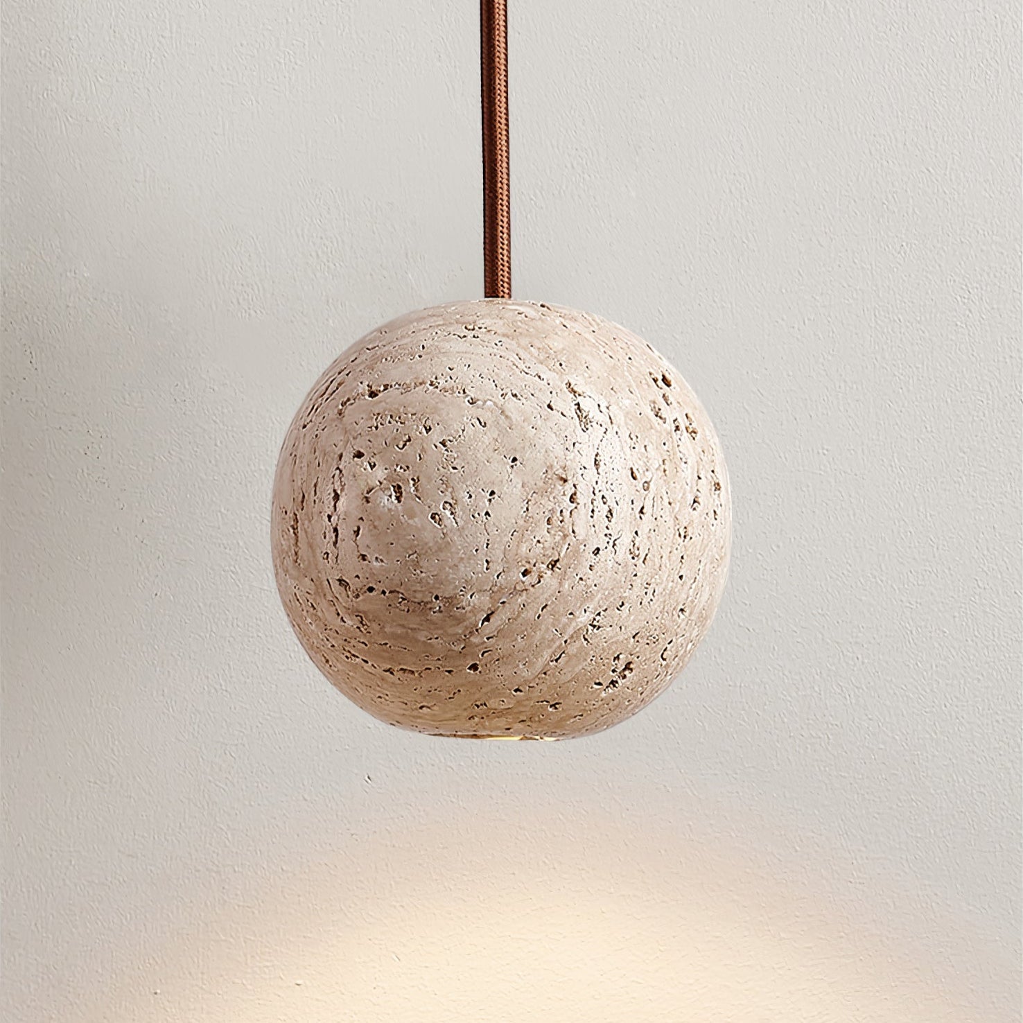 Trio Travertine Pendant Light