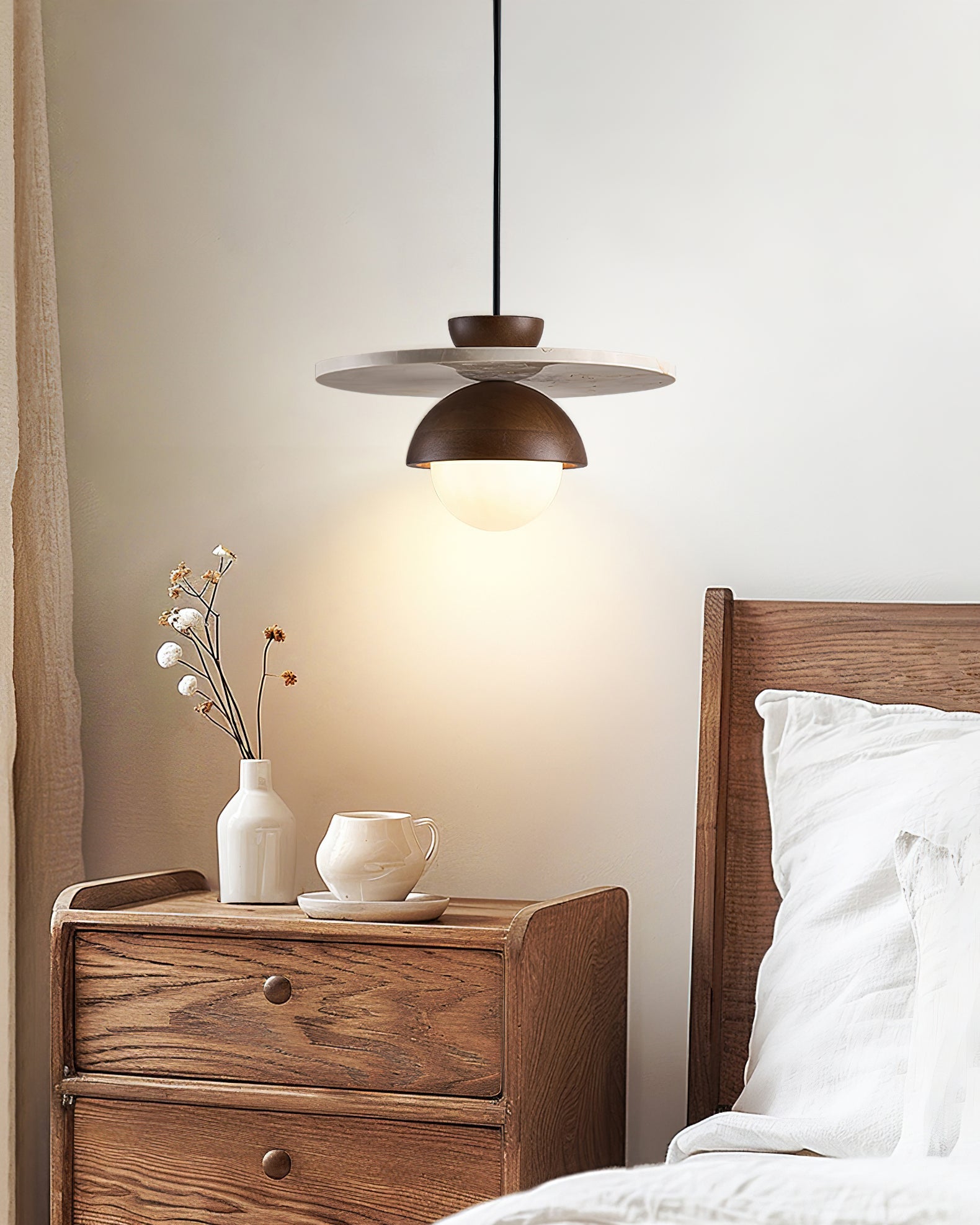 Ritta Travertine Layered Pendant Lamp - Letslighting