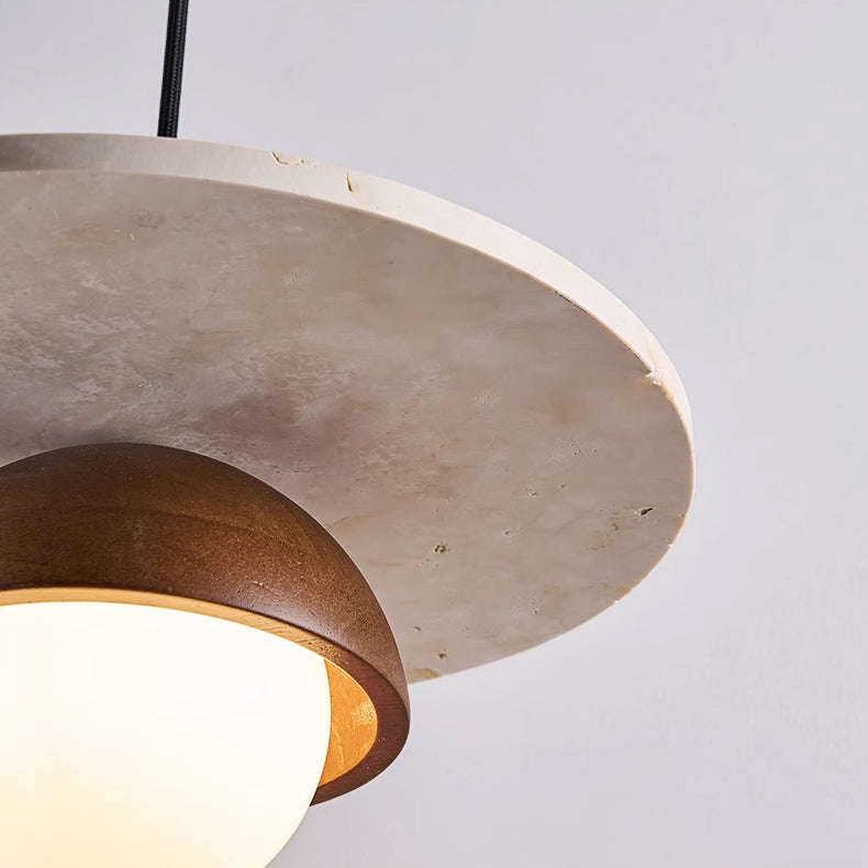 Ritta Travertine Layered Pendant Lamp - Letslighting