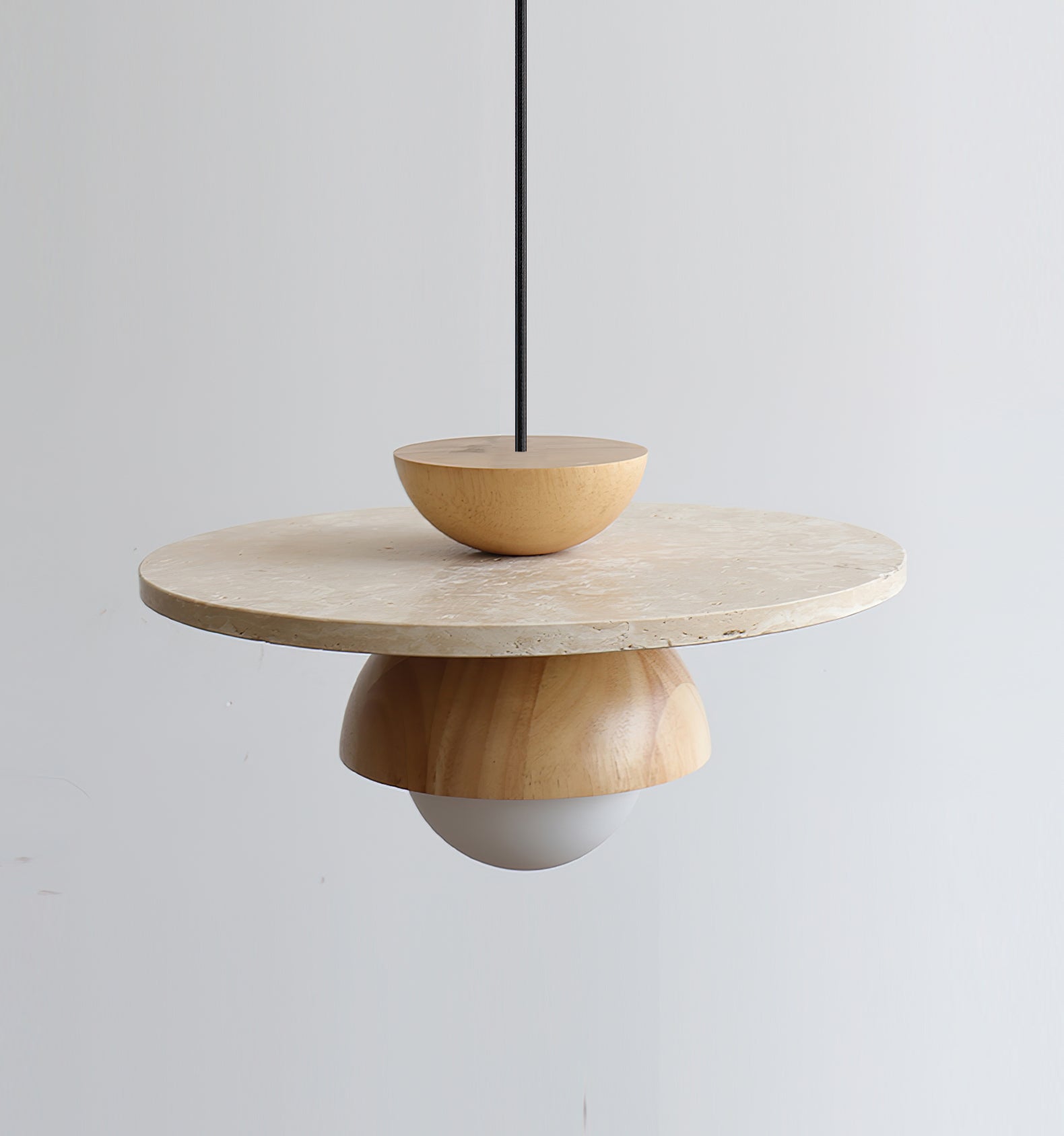 Ritta Travertine Layered Pendant Lamp - Letslighting