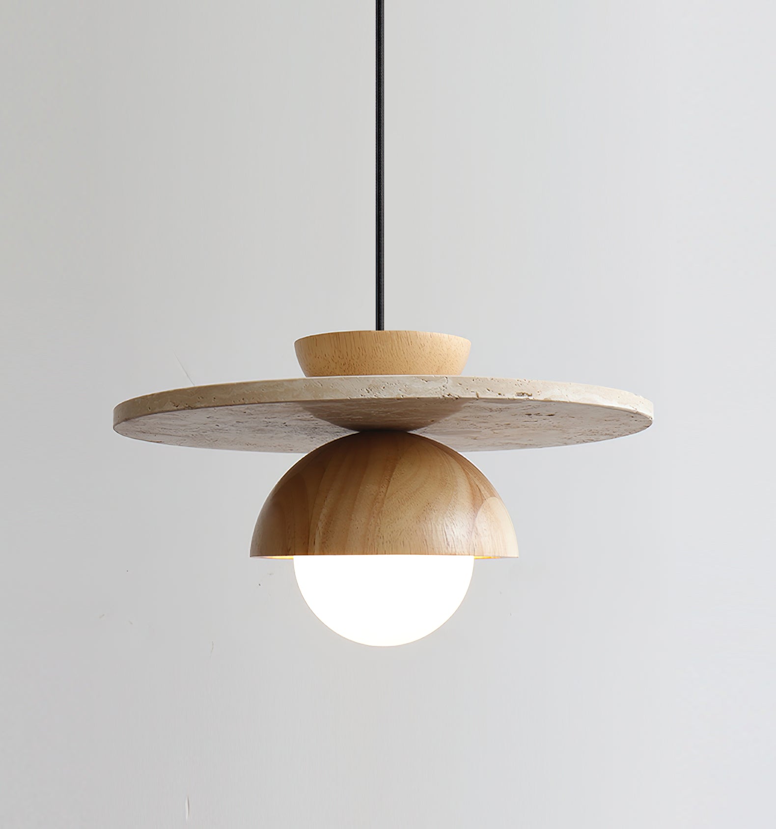 Ritta Travertine Layered Pendant Lamp - Letslighting