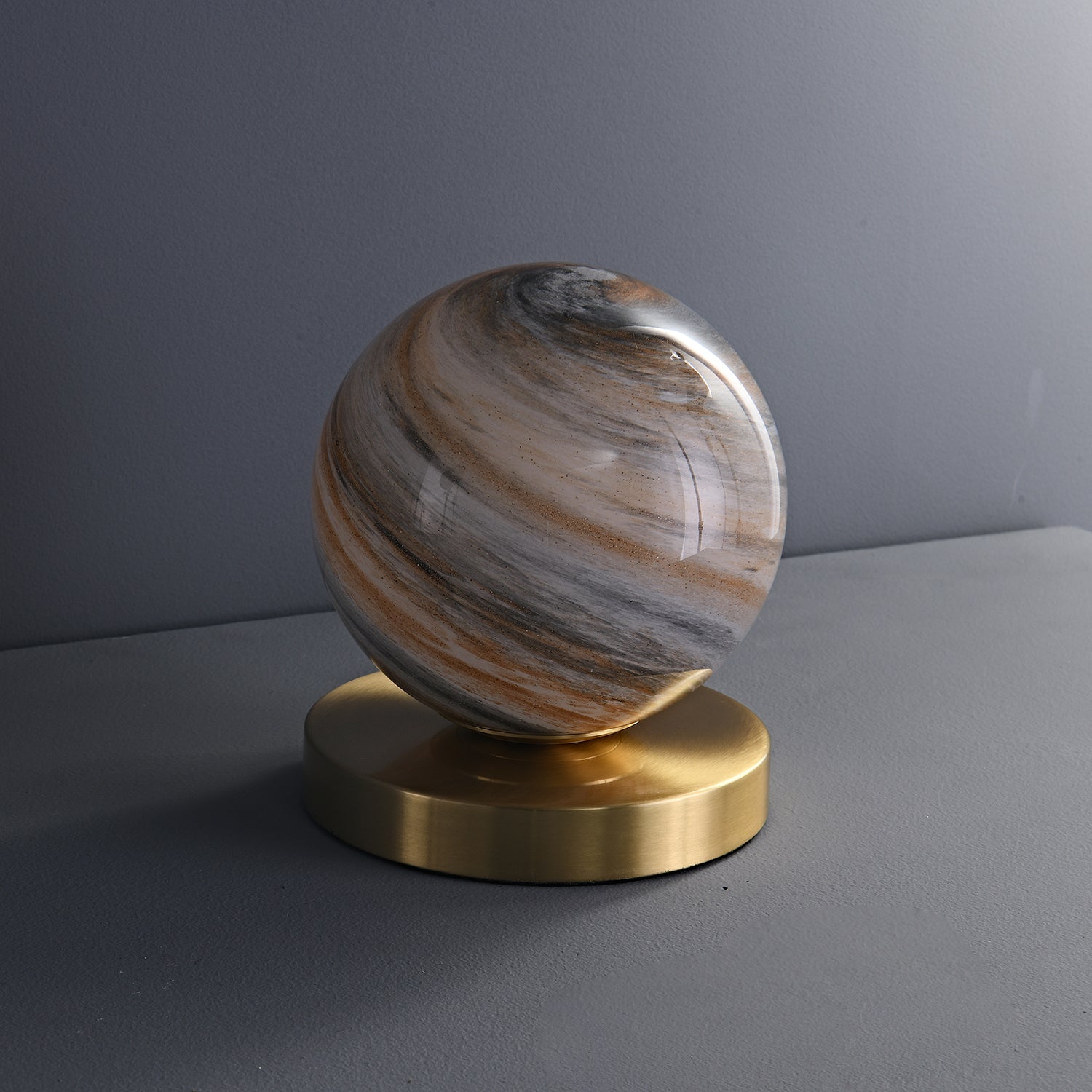 Nova Contemporary Brass Table Lamp - Letslighting