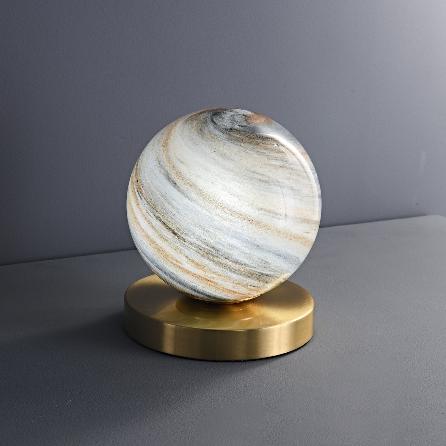 Nova Contemporary Brass Table Lamp - Letslighting