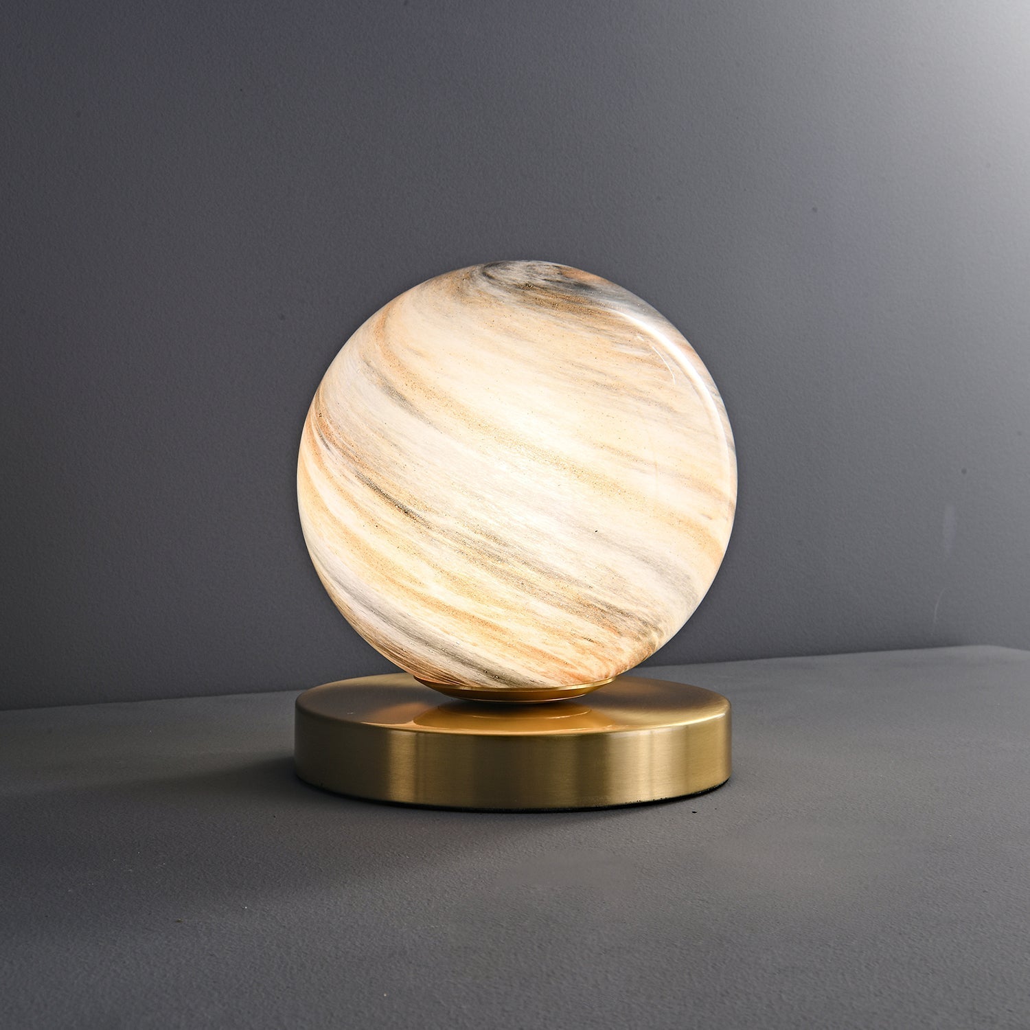 Nova Contemporary Brass Table Lamp - Letslighting