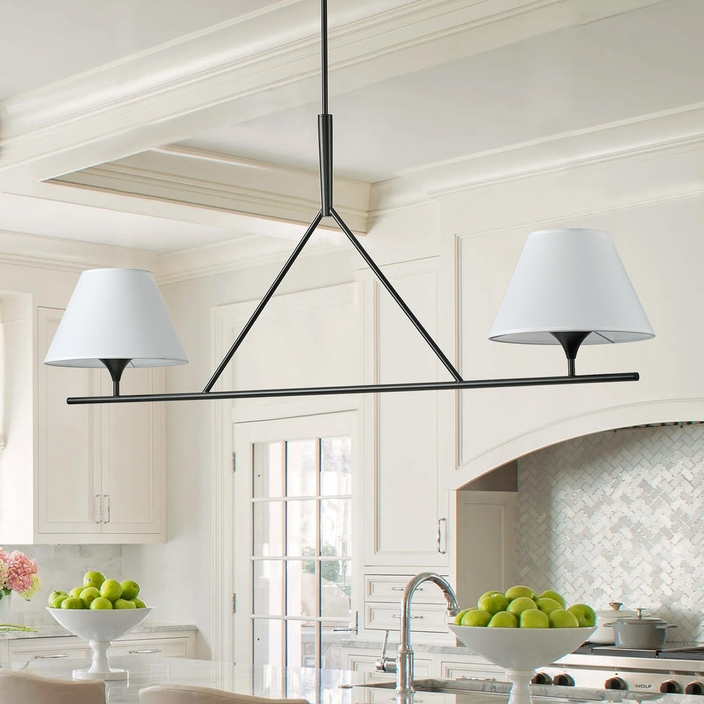 Equa Farmhouse Fabric Chandelier - Letslighting
