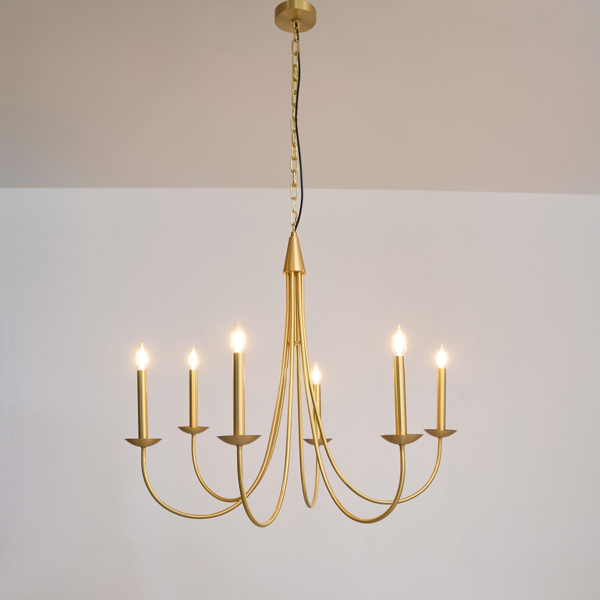 Nectar Vintage Industrial Brass Chandelier - Letslighting