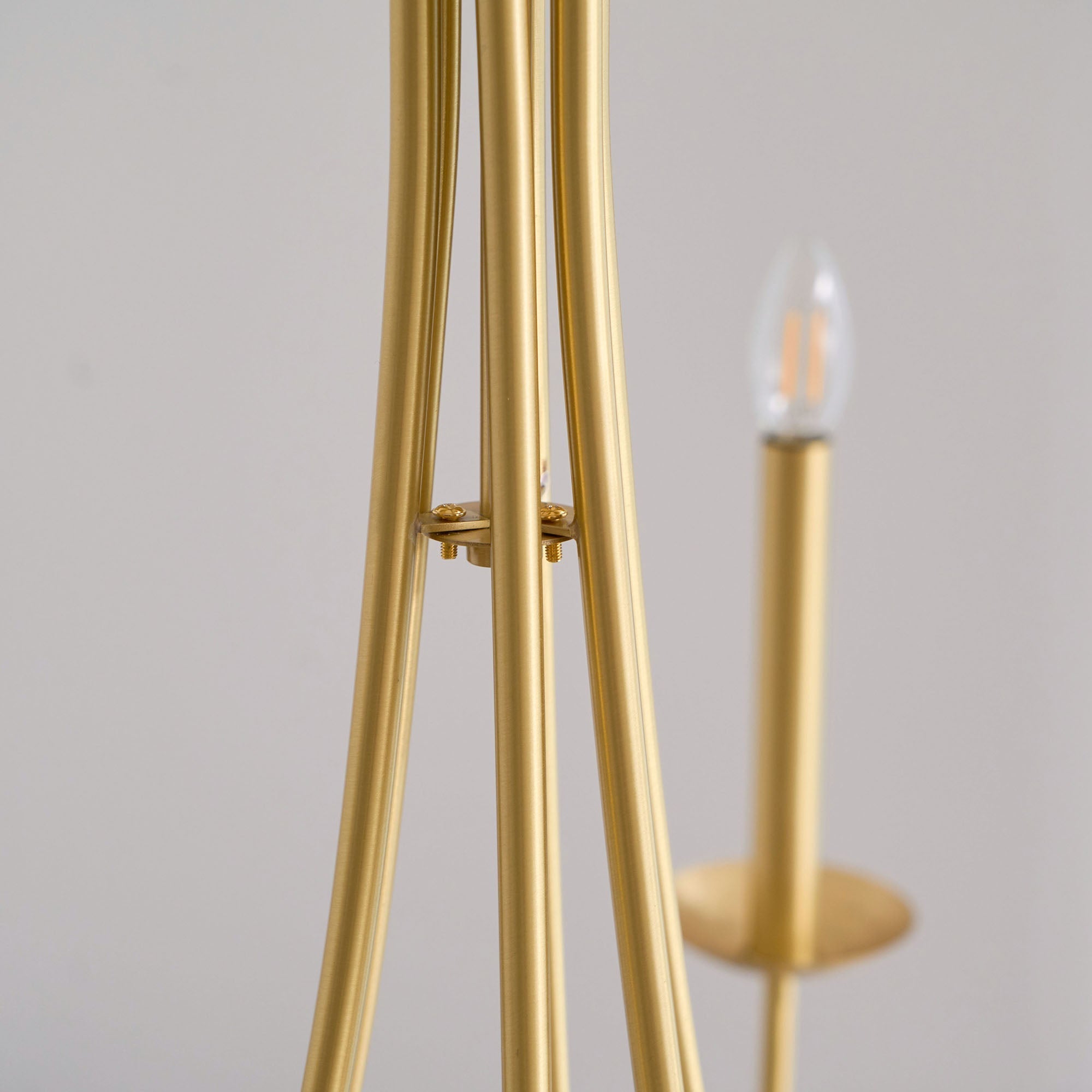 Nectar Vintage Industrial Brass Chandelier - Letslighting