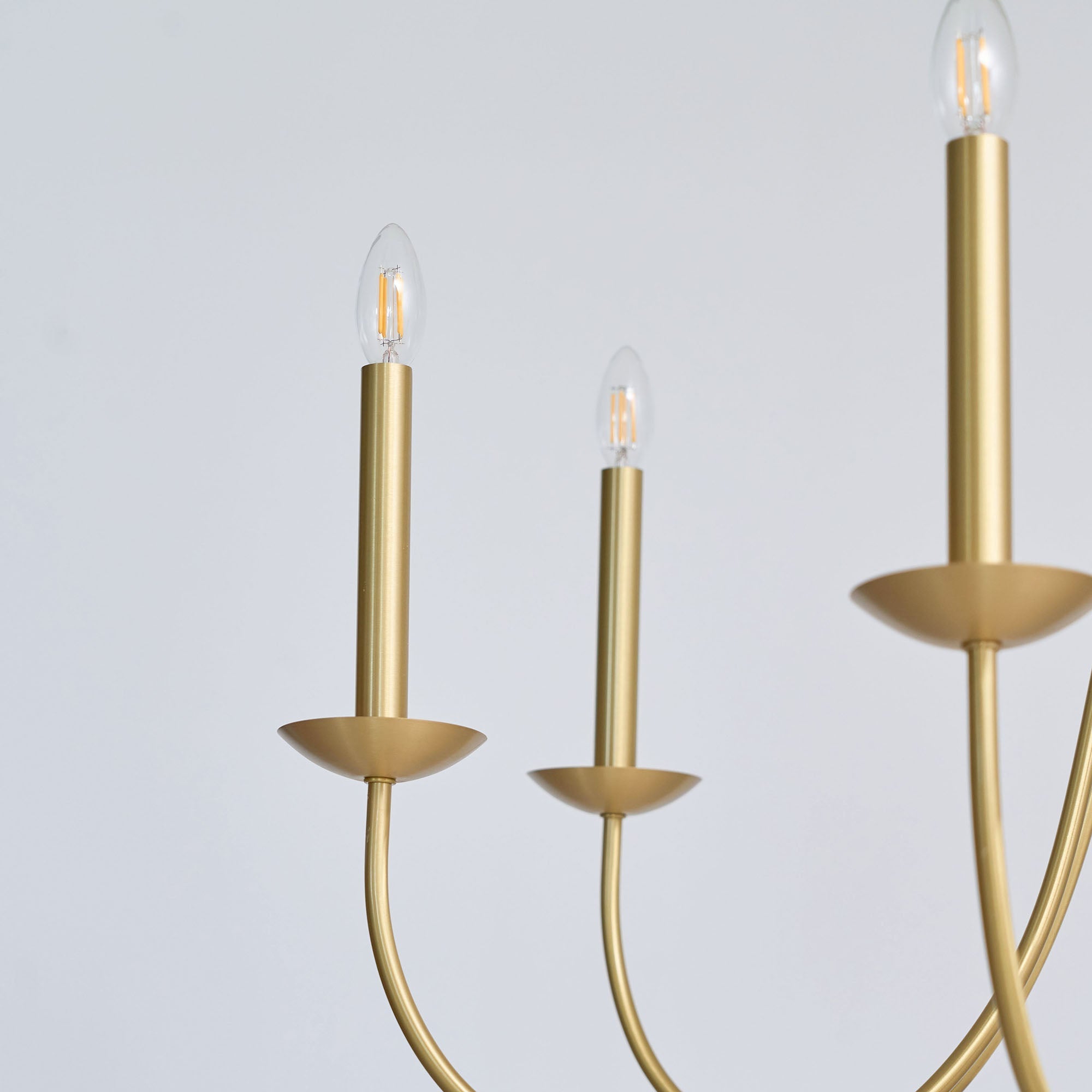 Nectar Vintage Industrial Brass Chandelier - Letslighting