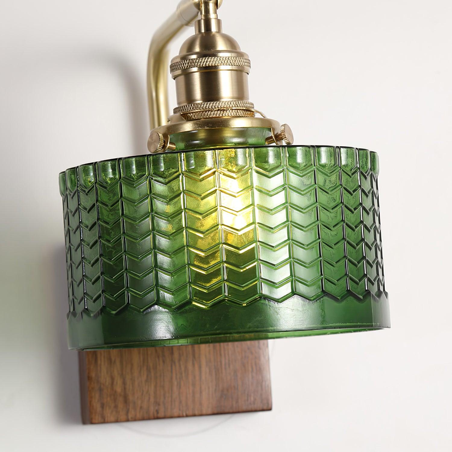 Valentina Emerald Glow Wall Lamp  Plug-In