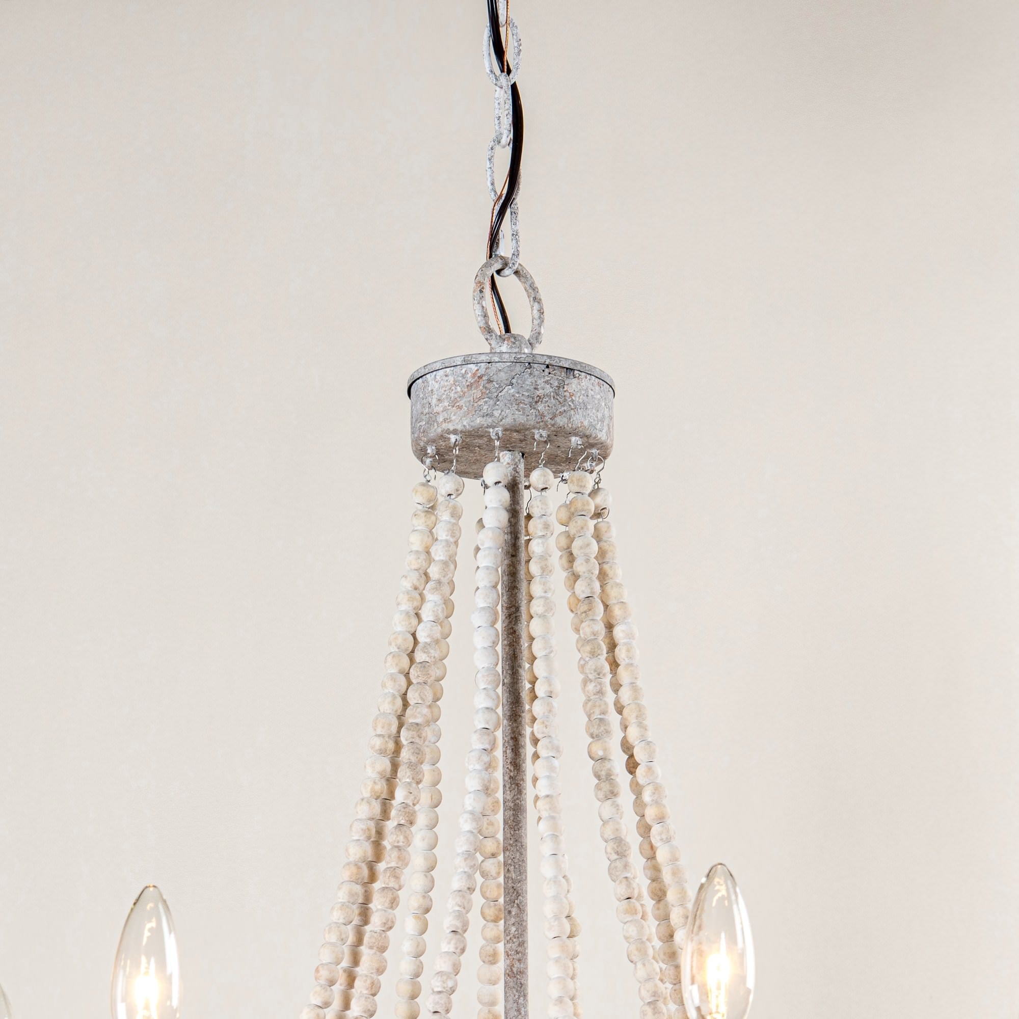 Rise Vintage Traditional Wooden Chandelier - Letslighting