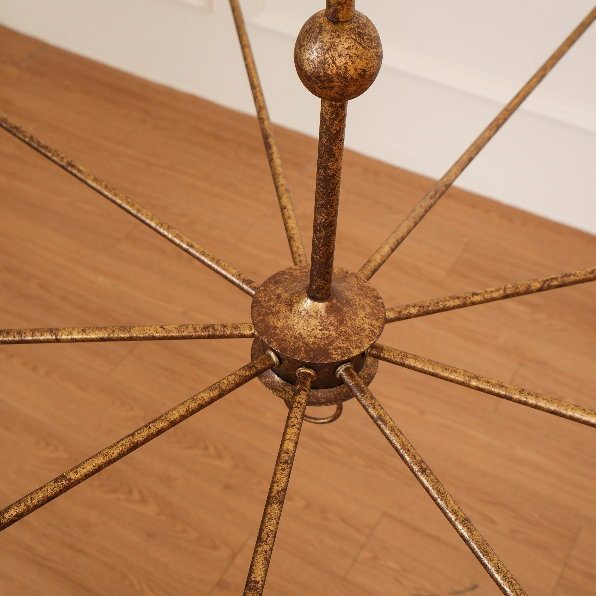 Wisp Grande Vintage Industrial Bronze Chandelier - Letslighting