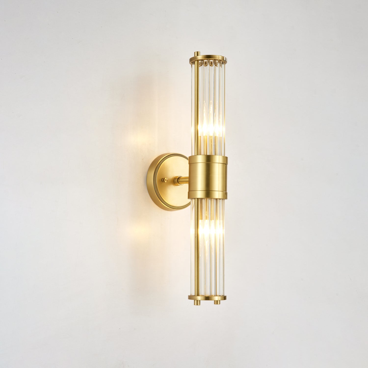 Vevenisra Nordic Art Cylinder Glass Wall Light - Letslighting