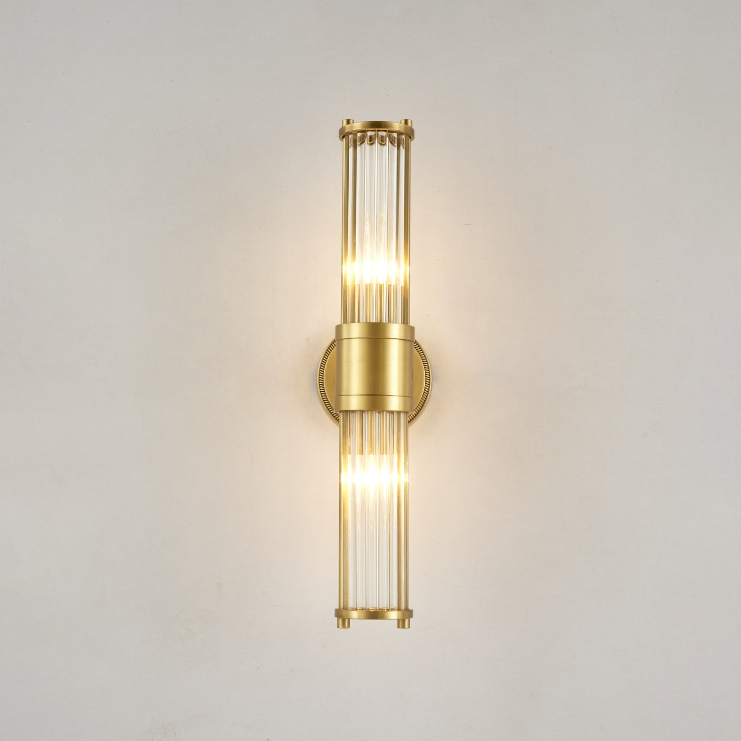 Vevenisra Nordic Art Cylinder Glass Wall Light - Letslighting