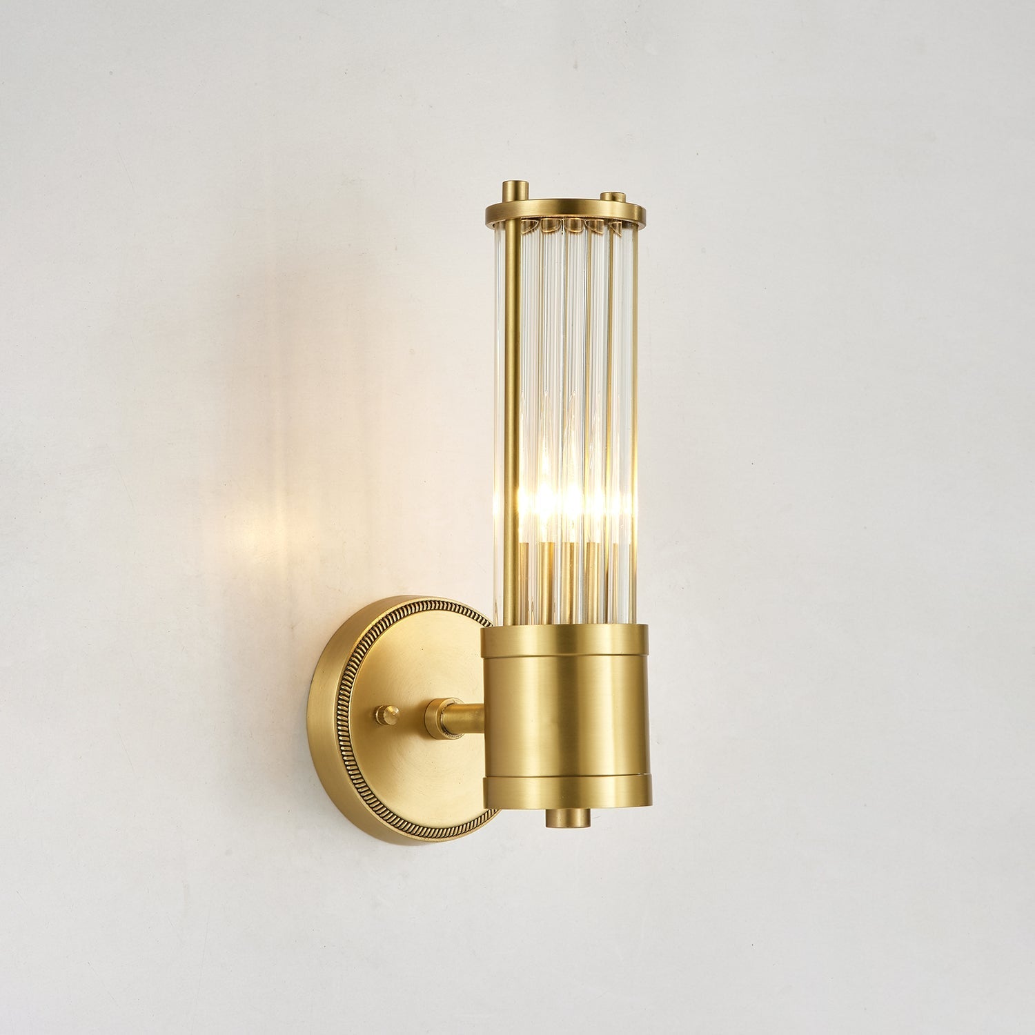 Vevenisra Nordic Art Cylinder Glass Wall Light - Letslighting