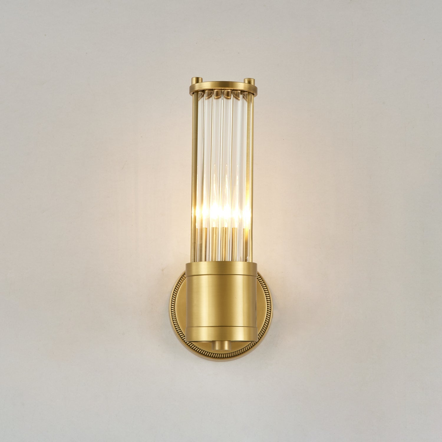 Vevenisra Nordic Art Cylinder Glass Wall Light - Letslighting