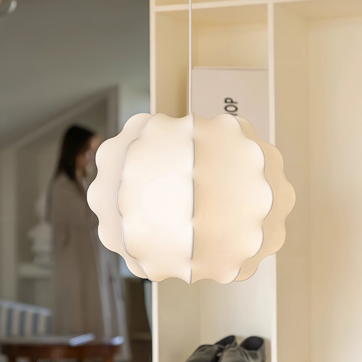 Elora Silk Scandinavian Pendant Lamp - Letslighting