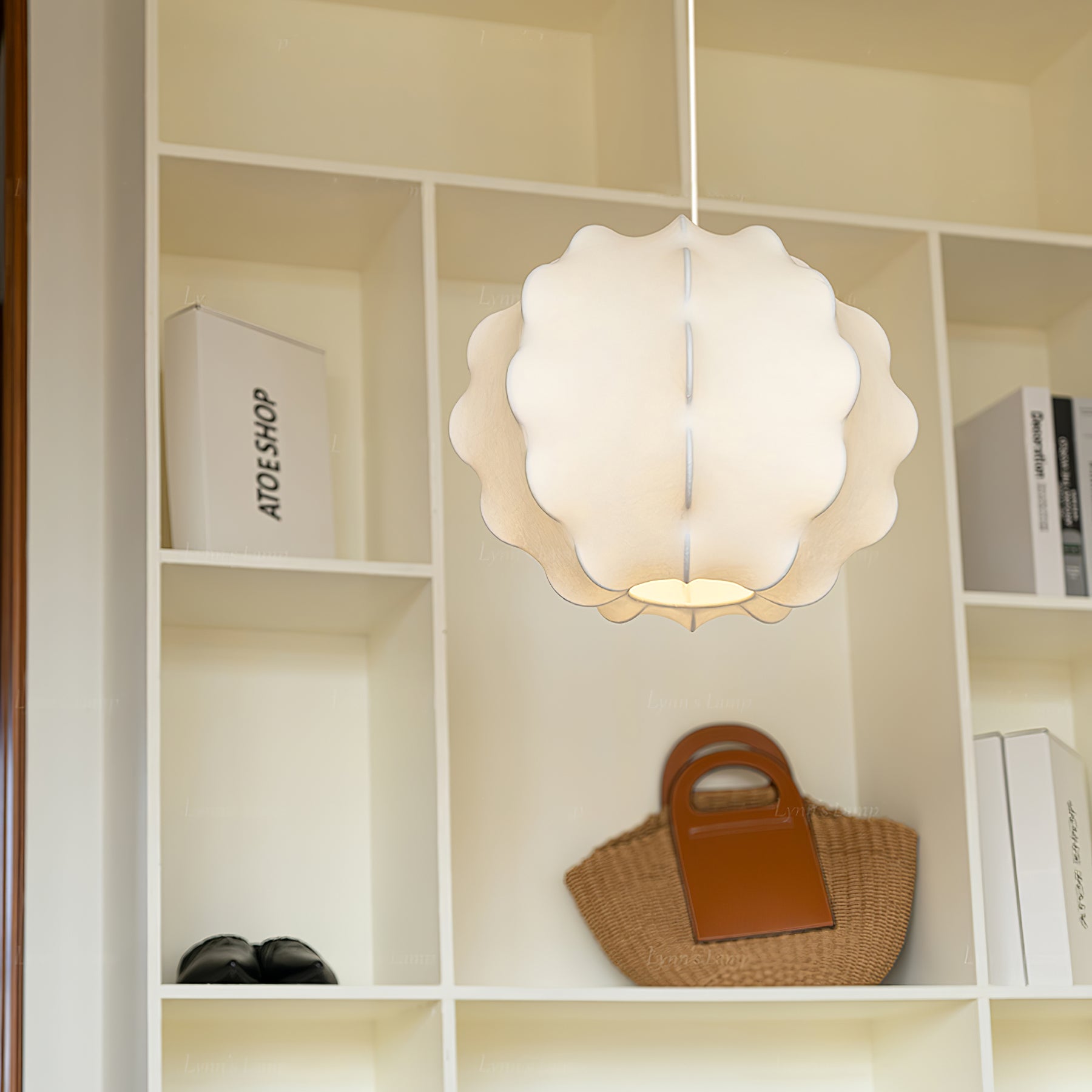 Elora Silk Scandinavian Pendant Lamp - Letslighting