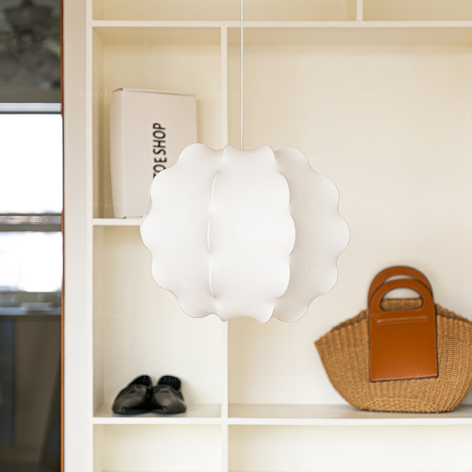 Elora Silk Scandinavian Pendant Lamp - Letslighting