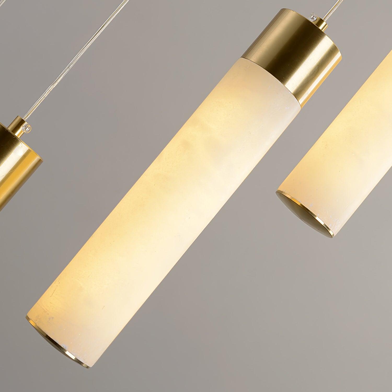 Aurelia  Alabaster Chandelier Staircase