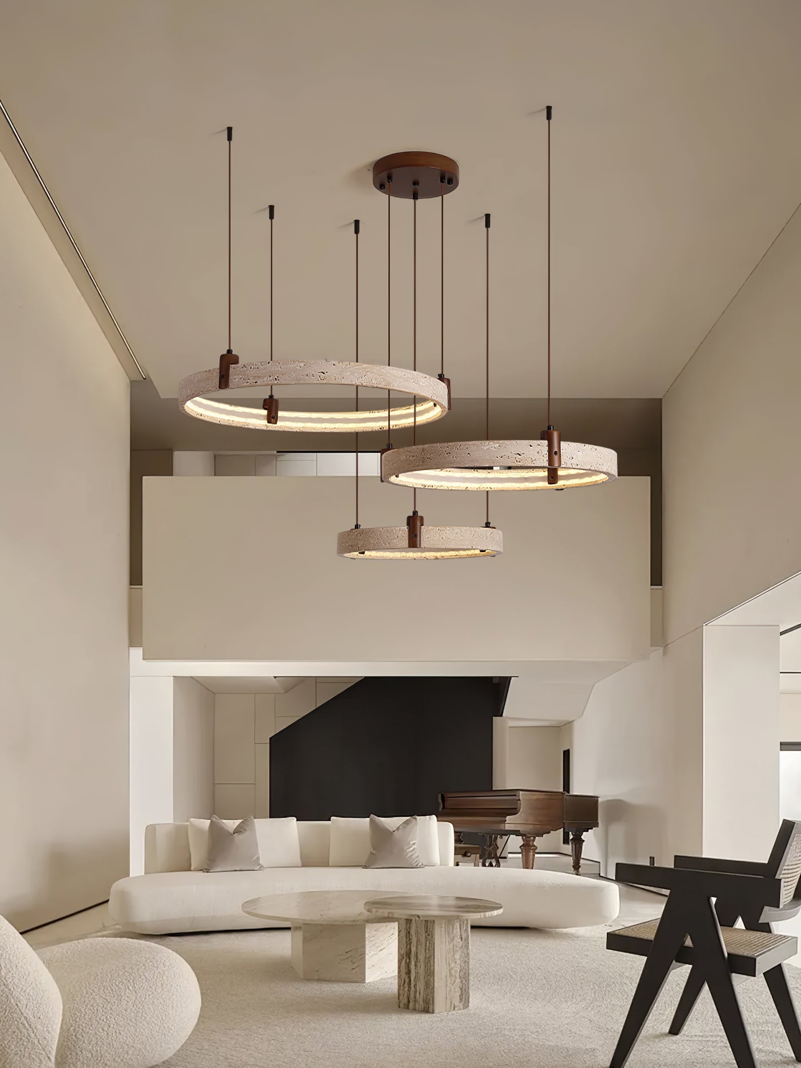 Orvinir Travertine Chandelier - Letslighting