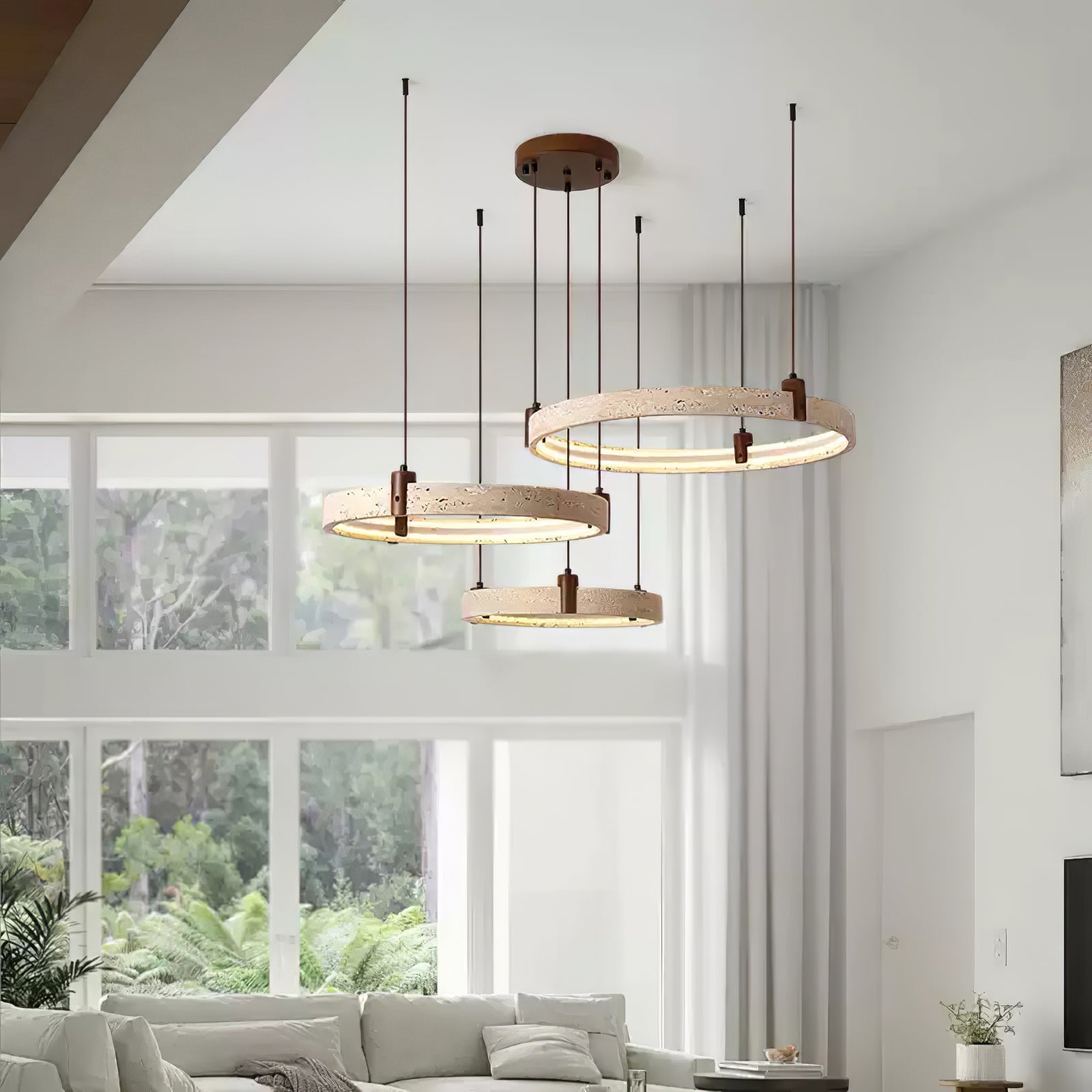 Orvinir Travertine Chandelier - Letslighting