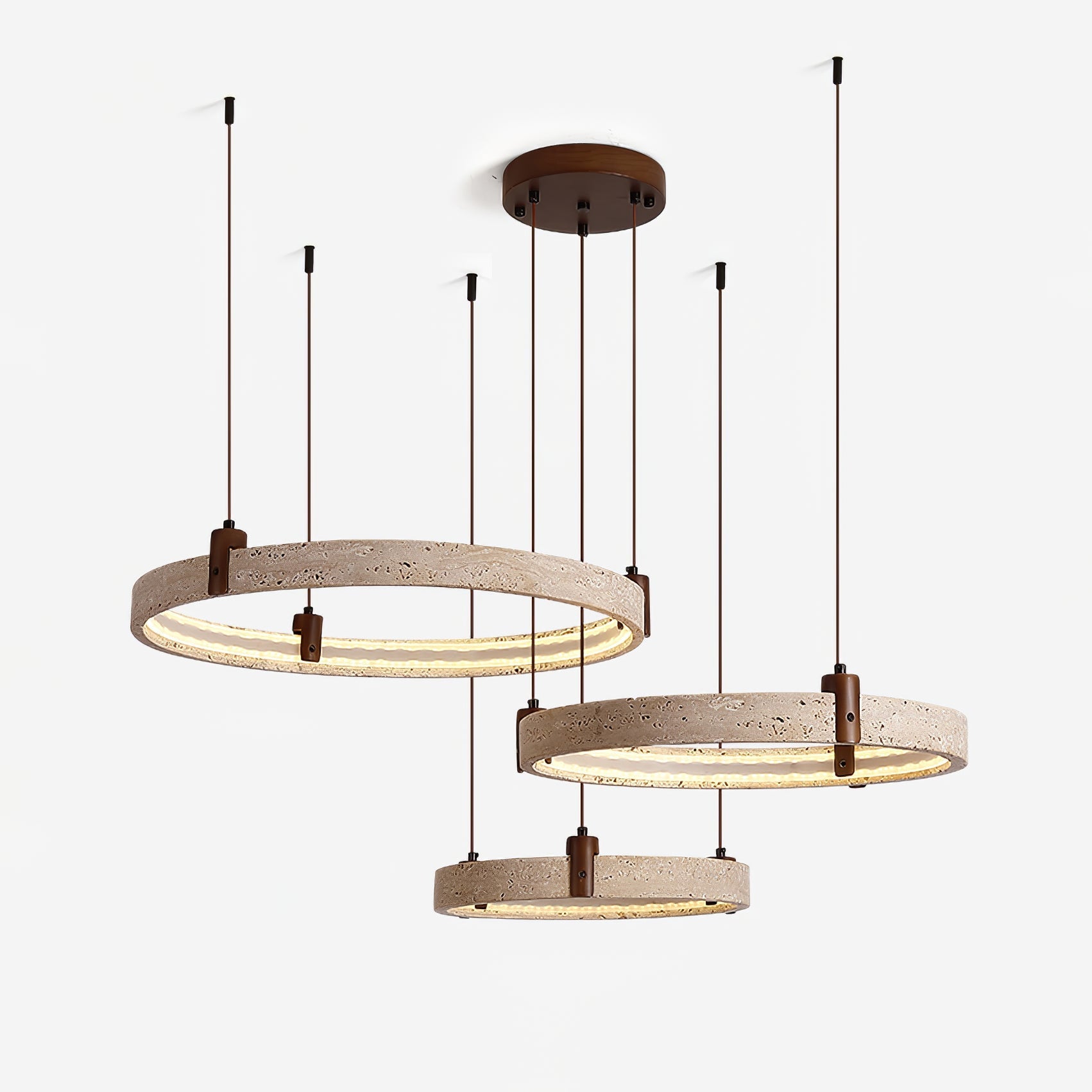 Orvinir Travertine Chandelier - Letslighting
