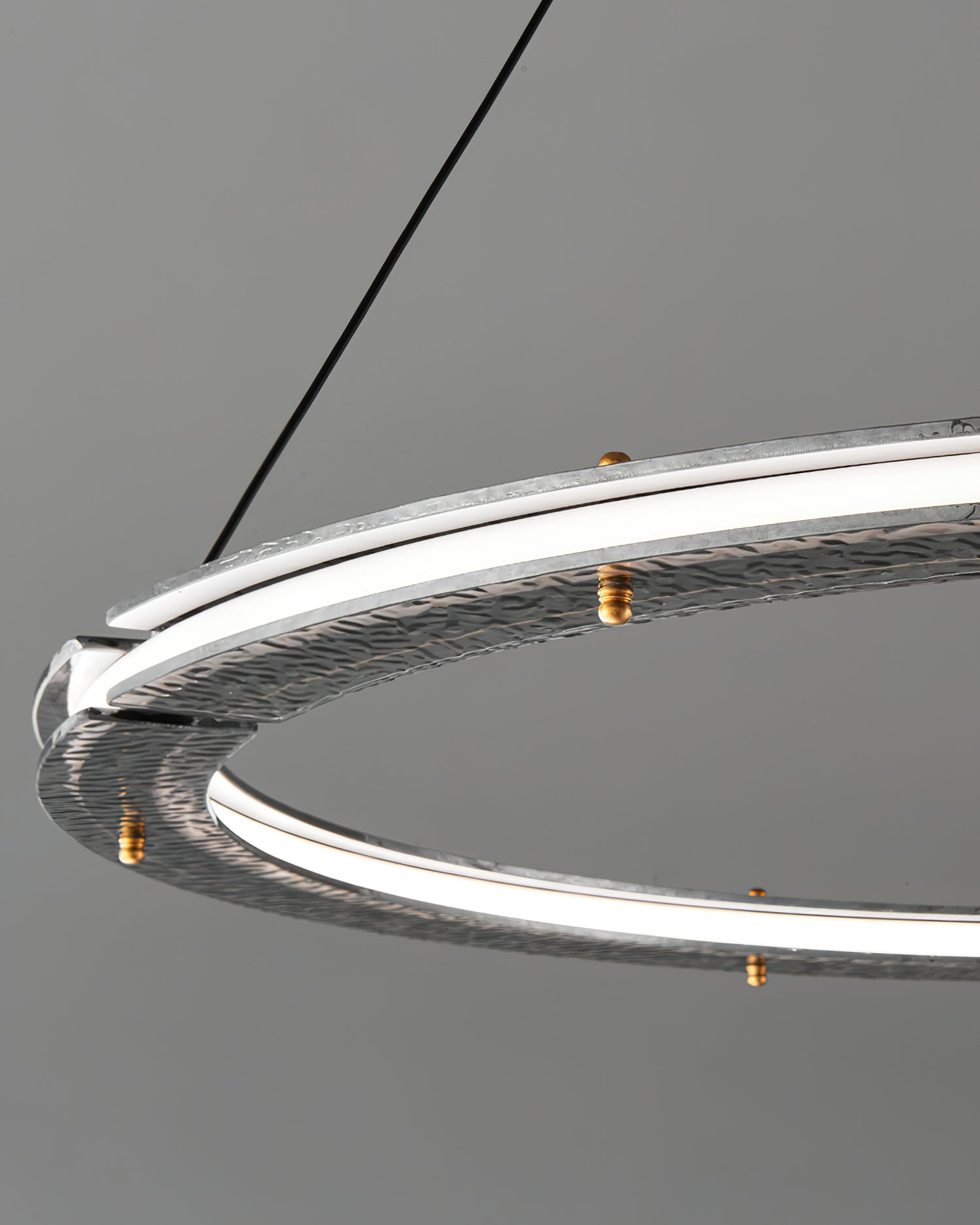 Lunara Dual-Ring Crystal Chandelier - Letslighting