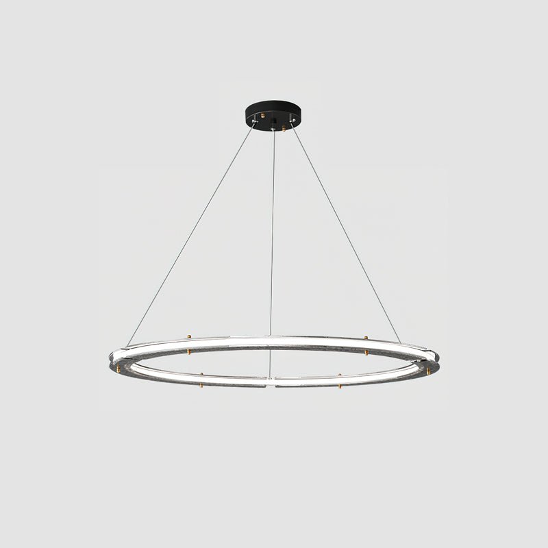Lunara Dual-Ring Crystal Chandelier - Letslighting