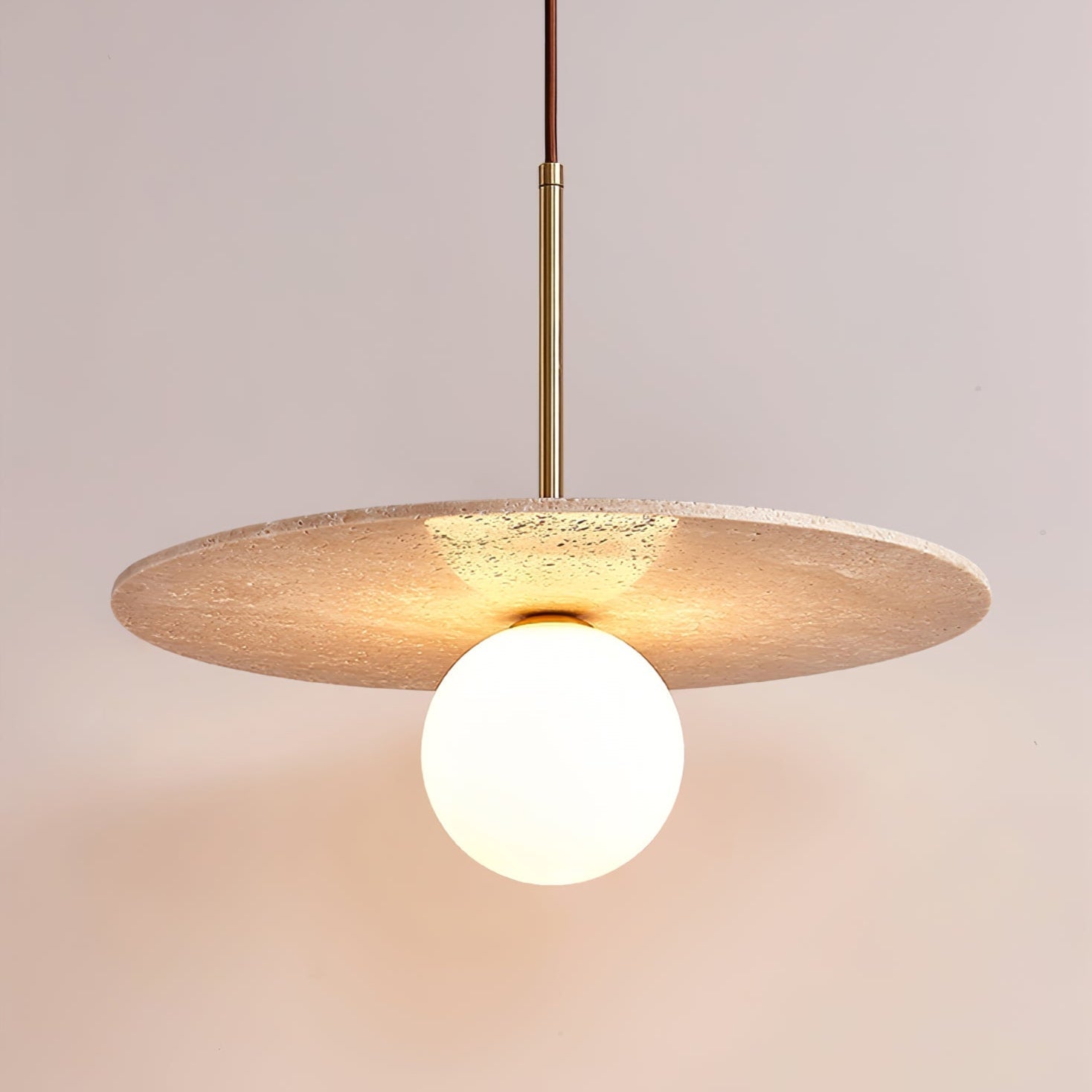 Vera Travertine Pendant Light