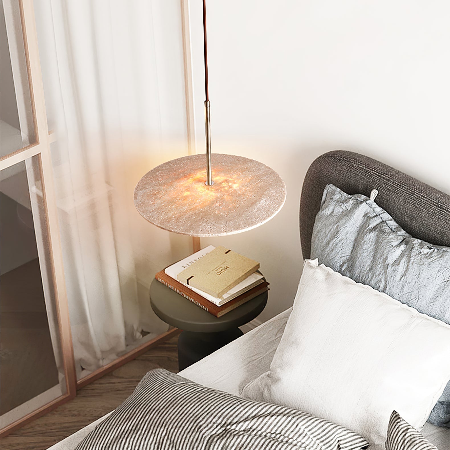 Vera Travertine Pendant Light