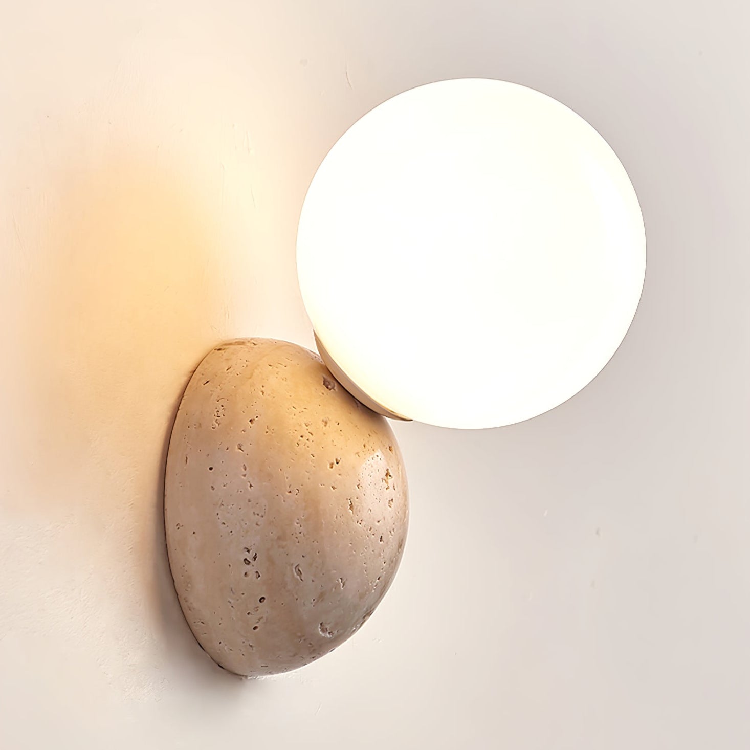 Cethair Travertine Wall Light - Letslighting