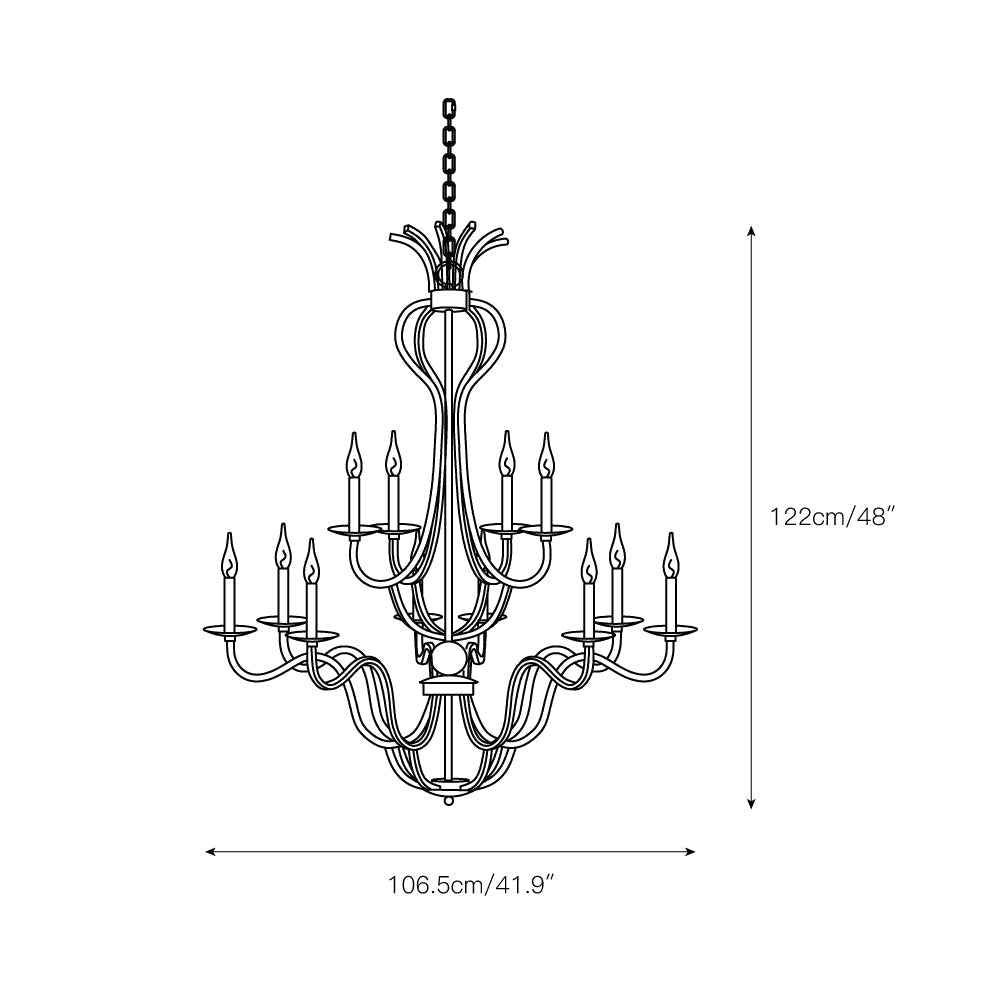 Bolt Vintage Industrial Luxury Bronze Chandelier - Letslighting