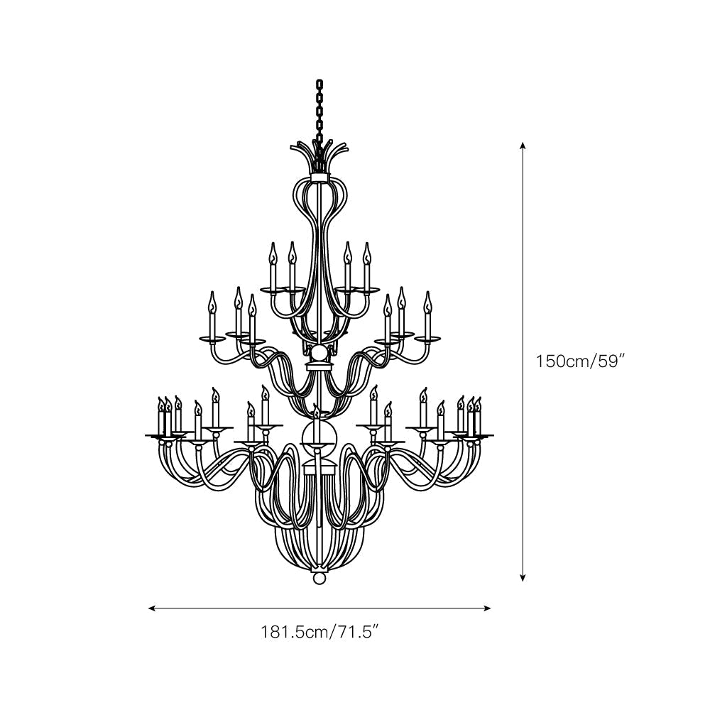 Bolt Vintage Industrial Luxury Bronze Chandelier - Letslighting