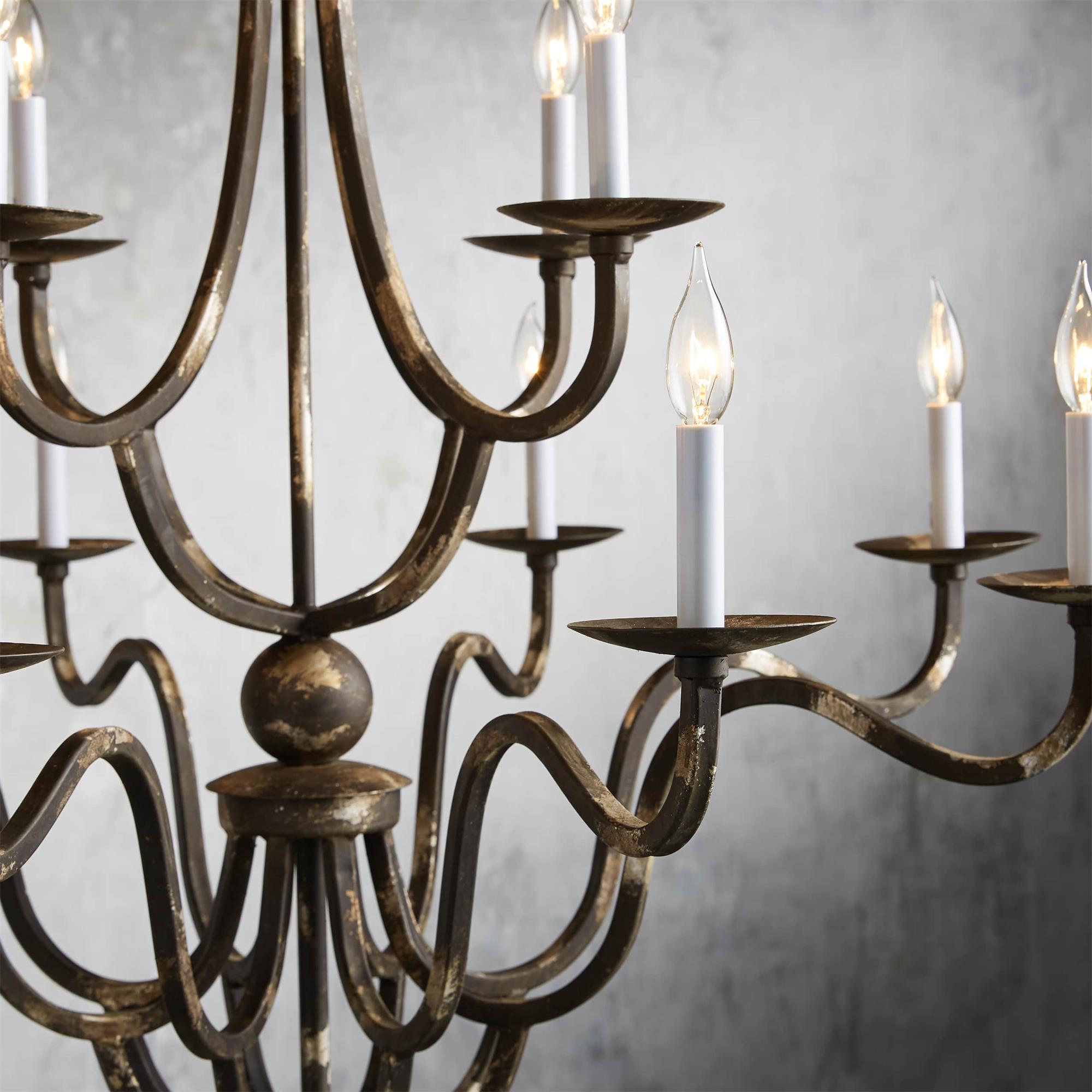 Bolt Vintage Industrial Luxury Bronze Chandelier - Letslighting