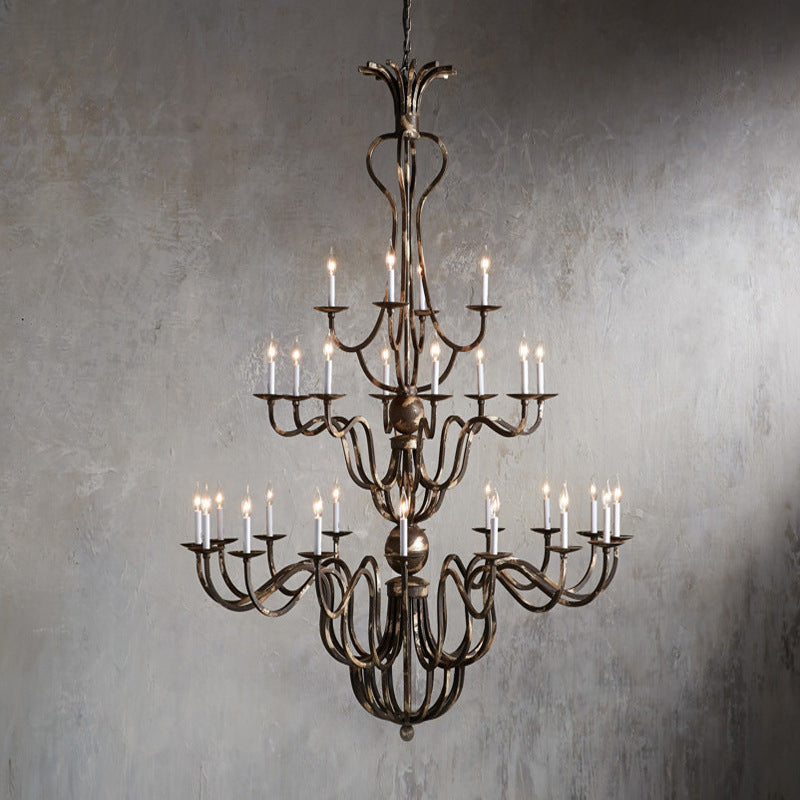 Bolt Vintage Industrial Luxury Bronze Chandelier - Letslighting