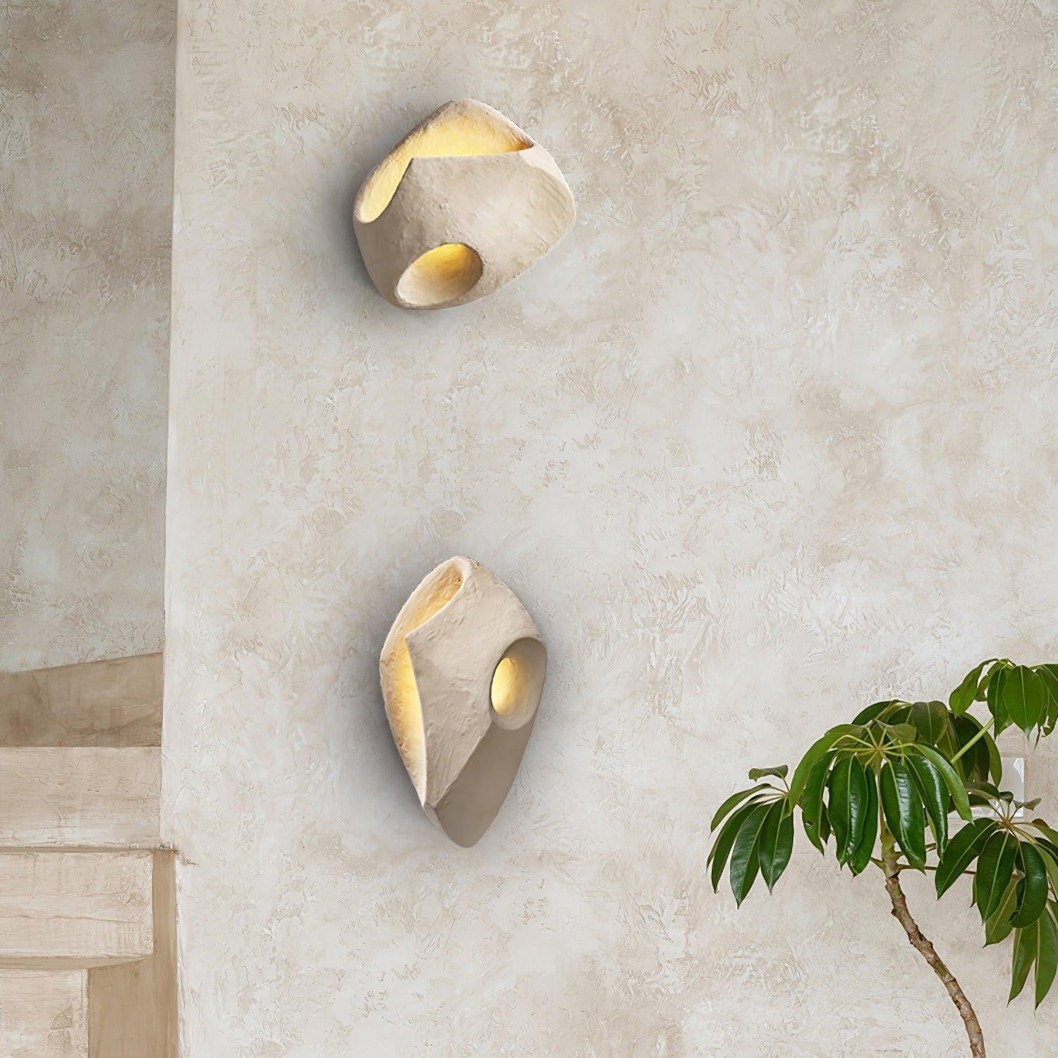 Claro Individual Creativity Hollow Cement Wall Lamp - Letslighting