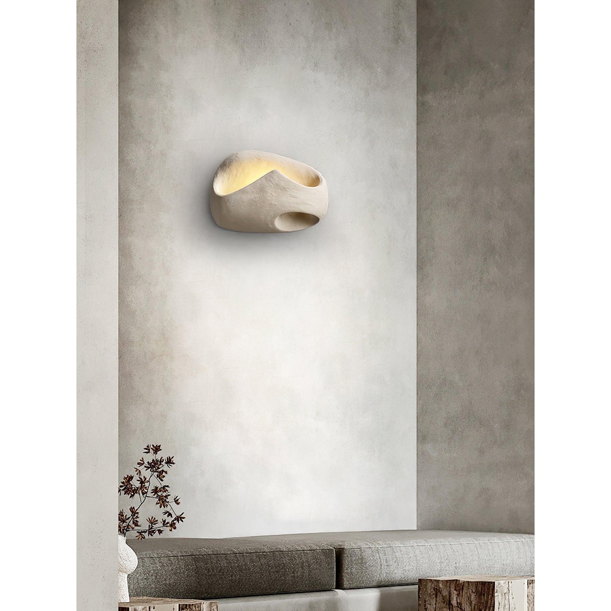 Claro Individual Creativity Hollow Cement Wall Lamp - Letslighting