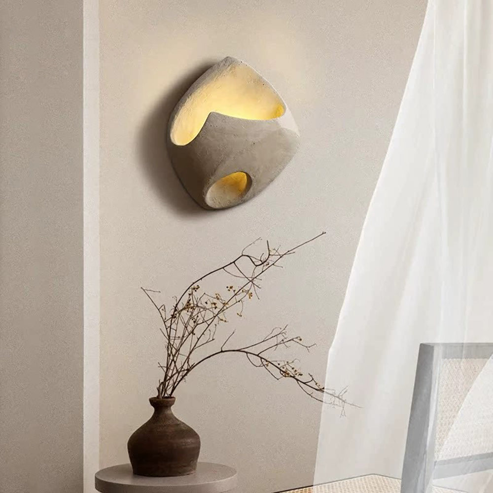 Claro Individual Creativity Hollow Cement Wall Lamp - Letslighting