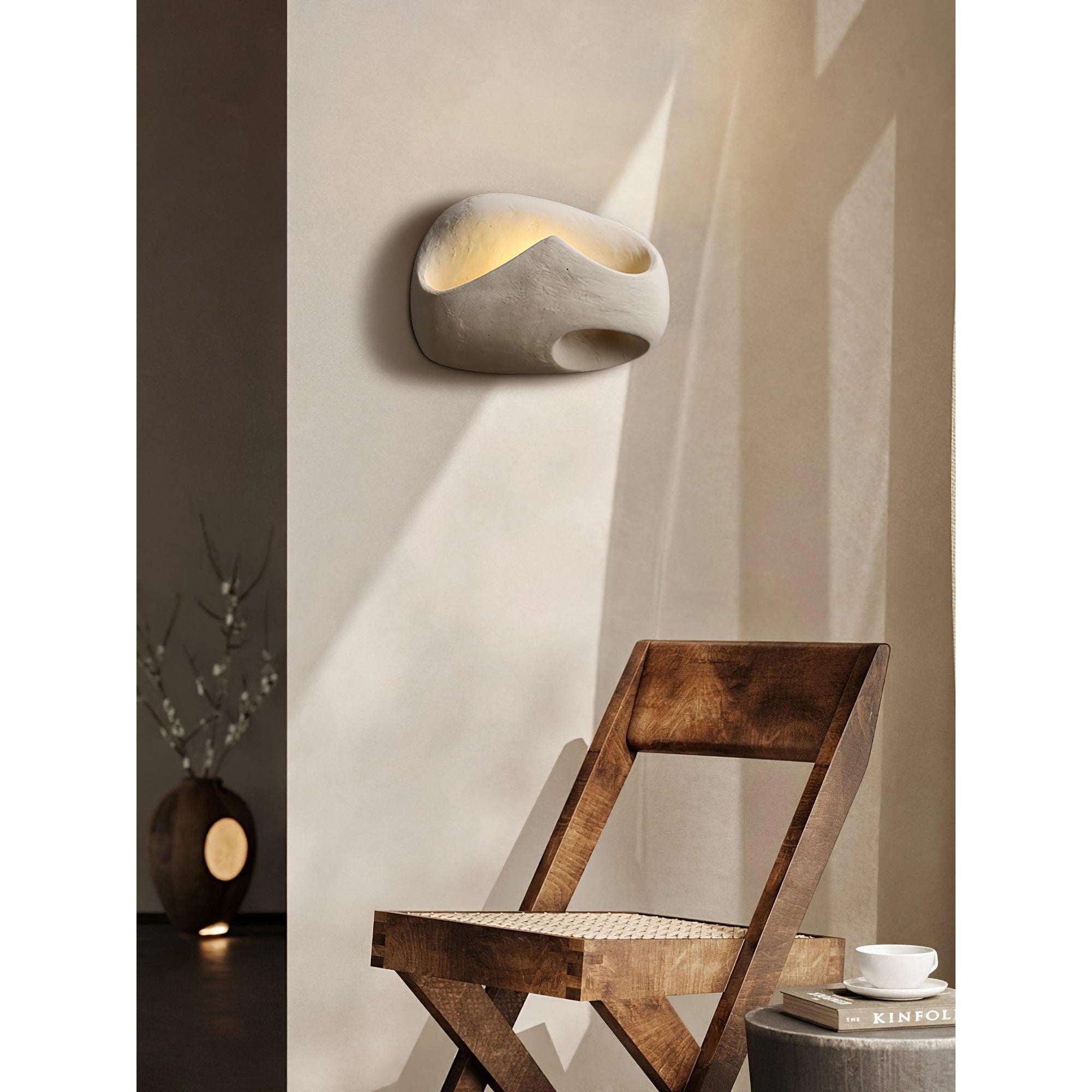 Claro Individual Creativity Hollow Cement Wall Lamp - Letslighting