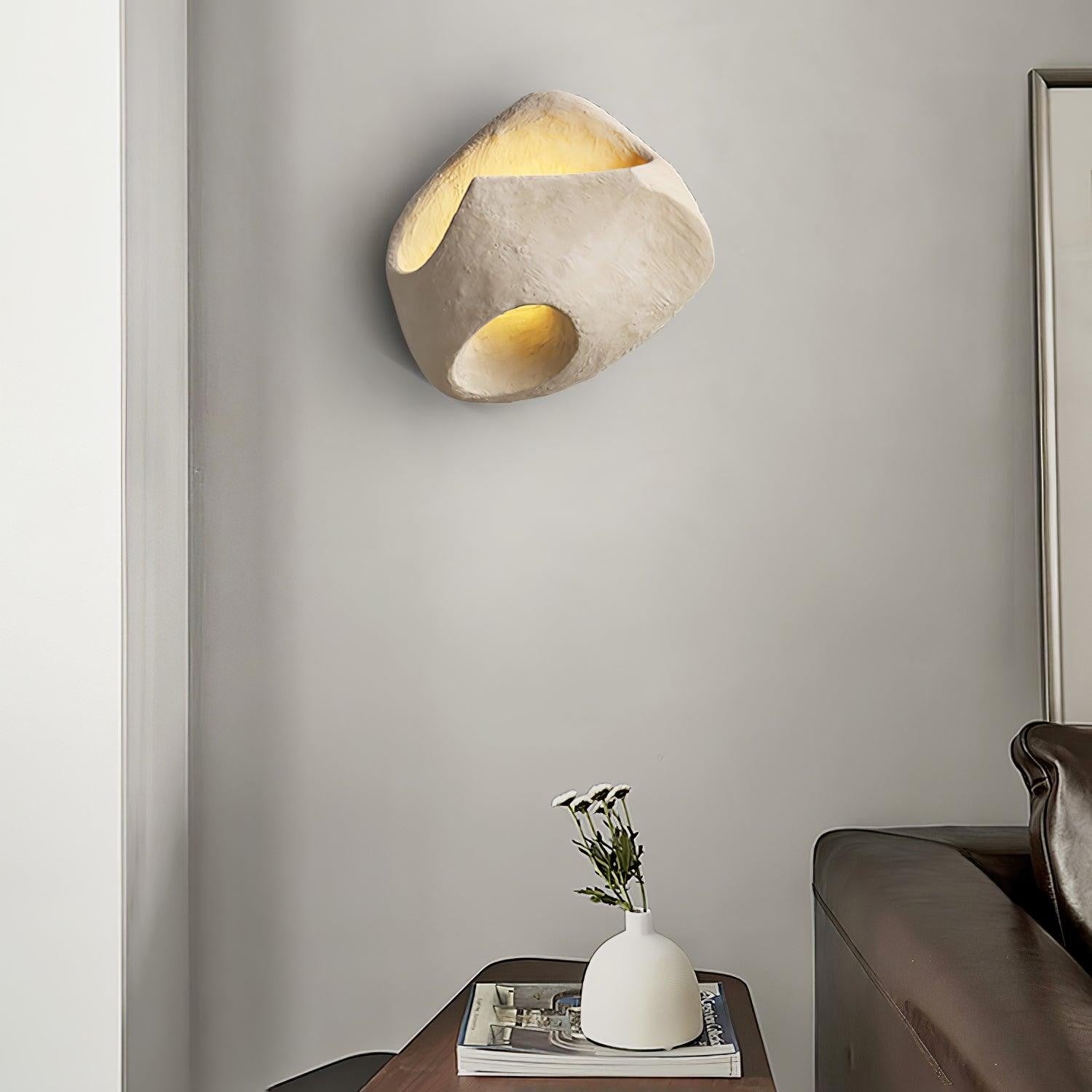 Claro Individual Creativity Hollow Cement Wall Lamp - Letslighting
