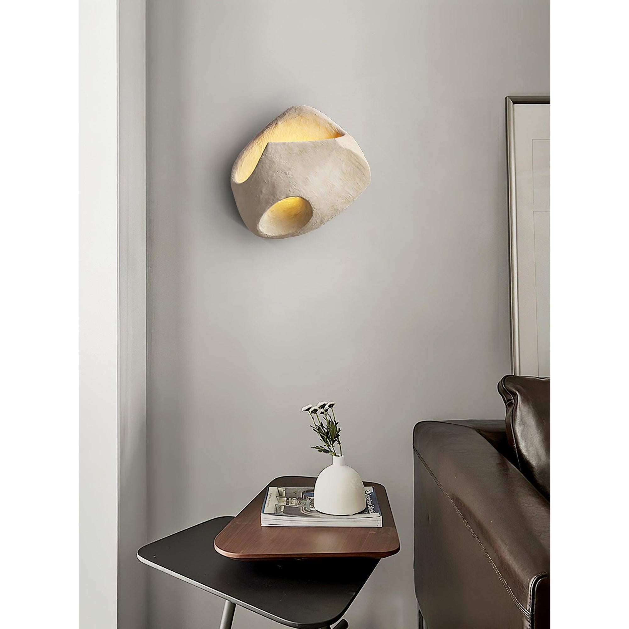 Claro Individual Creativity Hollow Cement Wall Lamp - Letslighting