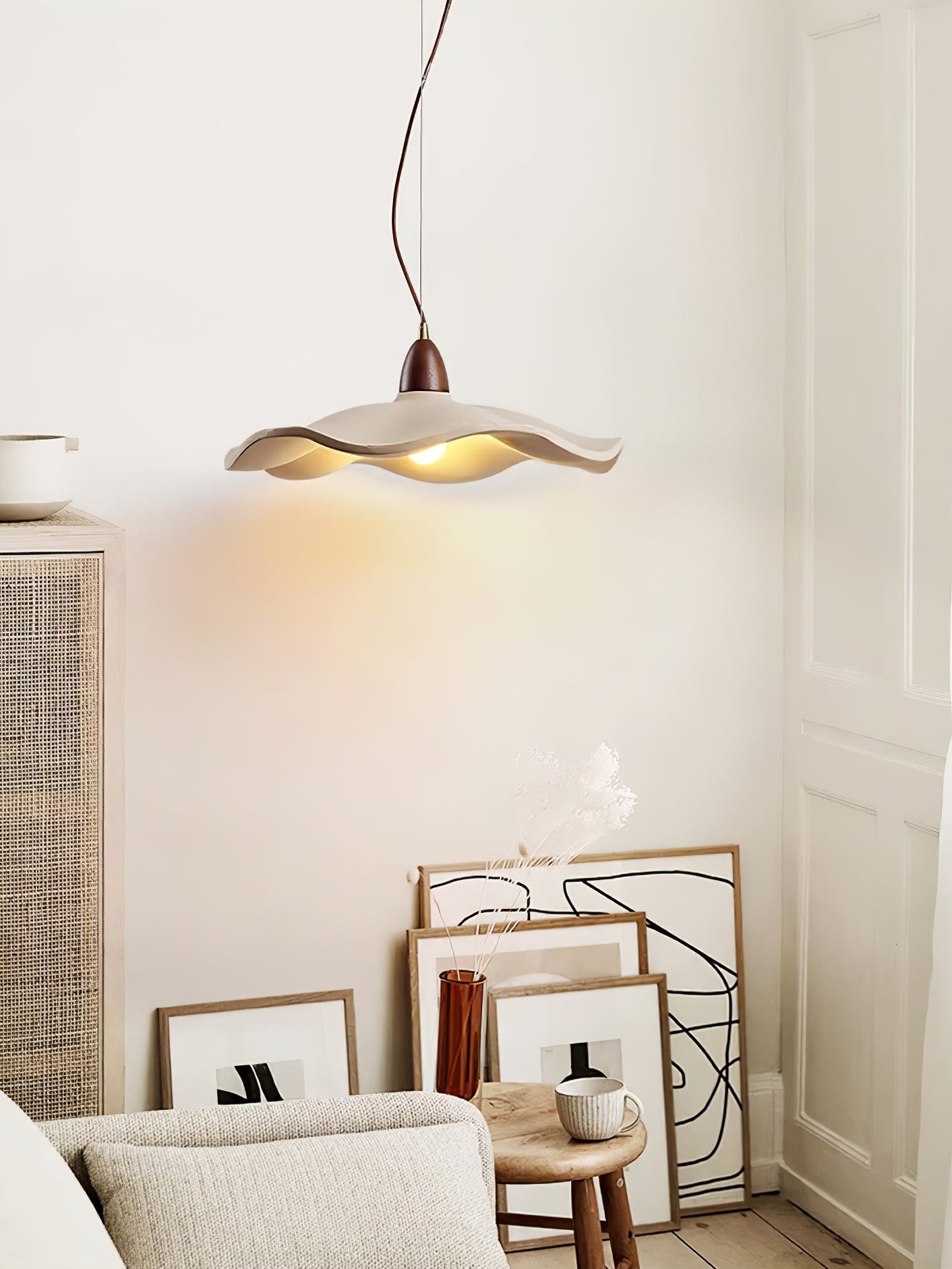Cement Wave Pendant Light - Blowlighting
