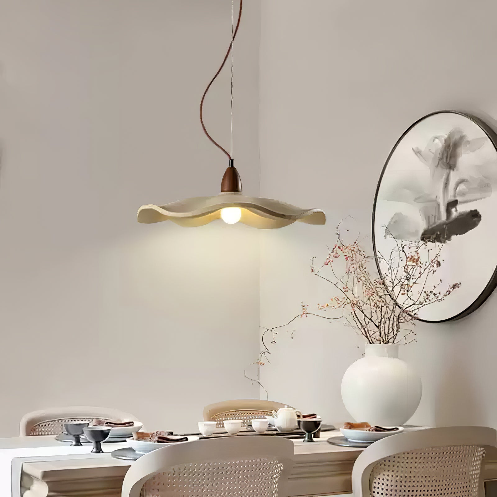Cement Wave Pendant Light - Blowlighting