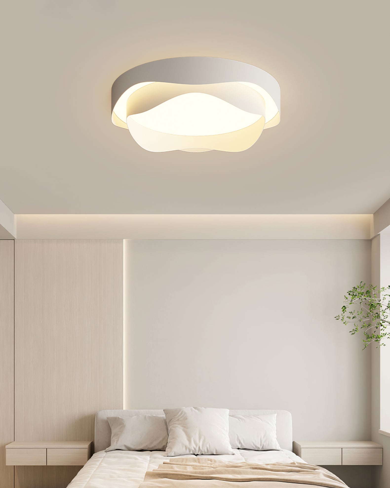 Lustra Ceiling Lamp White for Living Room - Letslighting