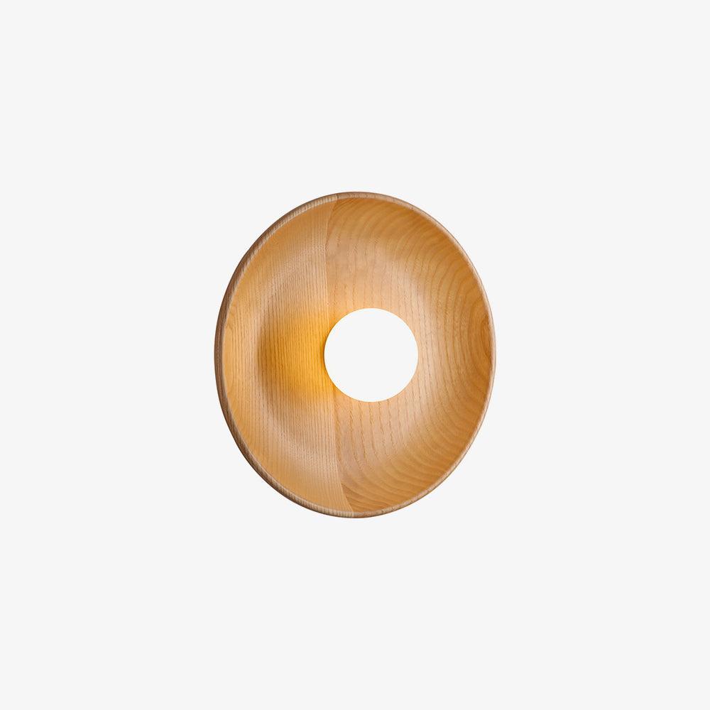 Cumirisra Modern Minimalist Glass Wood Wall Lamp - Letslighting