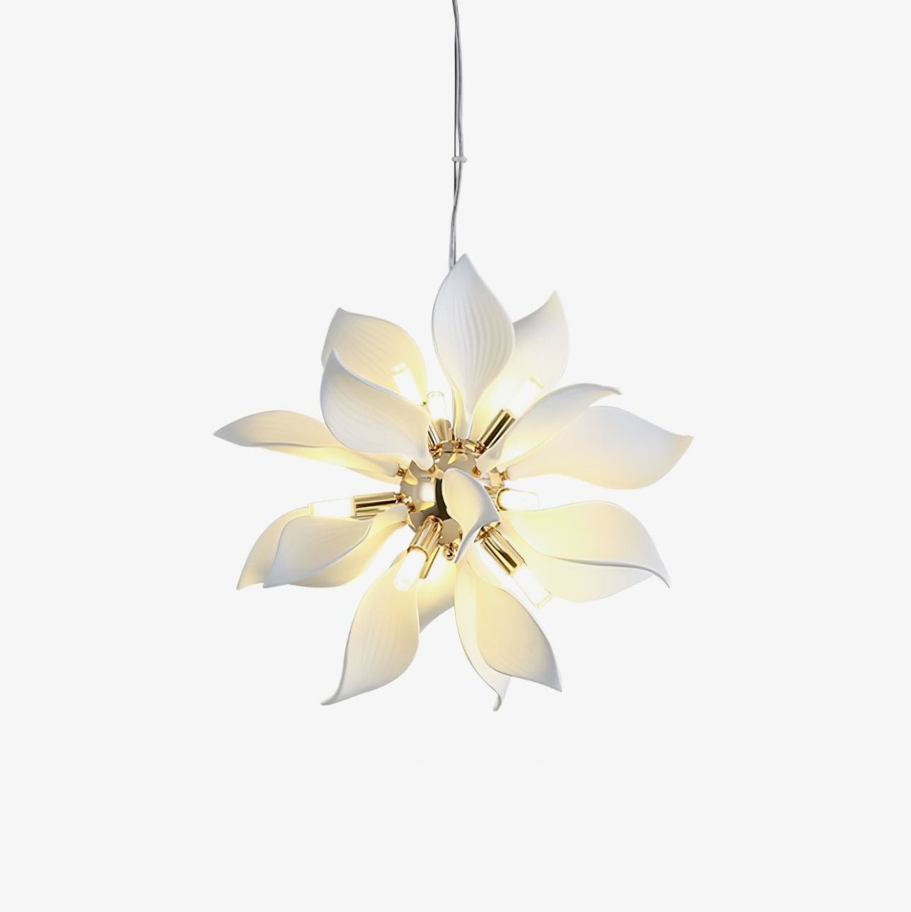 Lustra Pendant Lamp Ceramic Petals Blooming - Letslighting