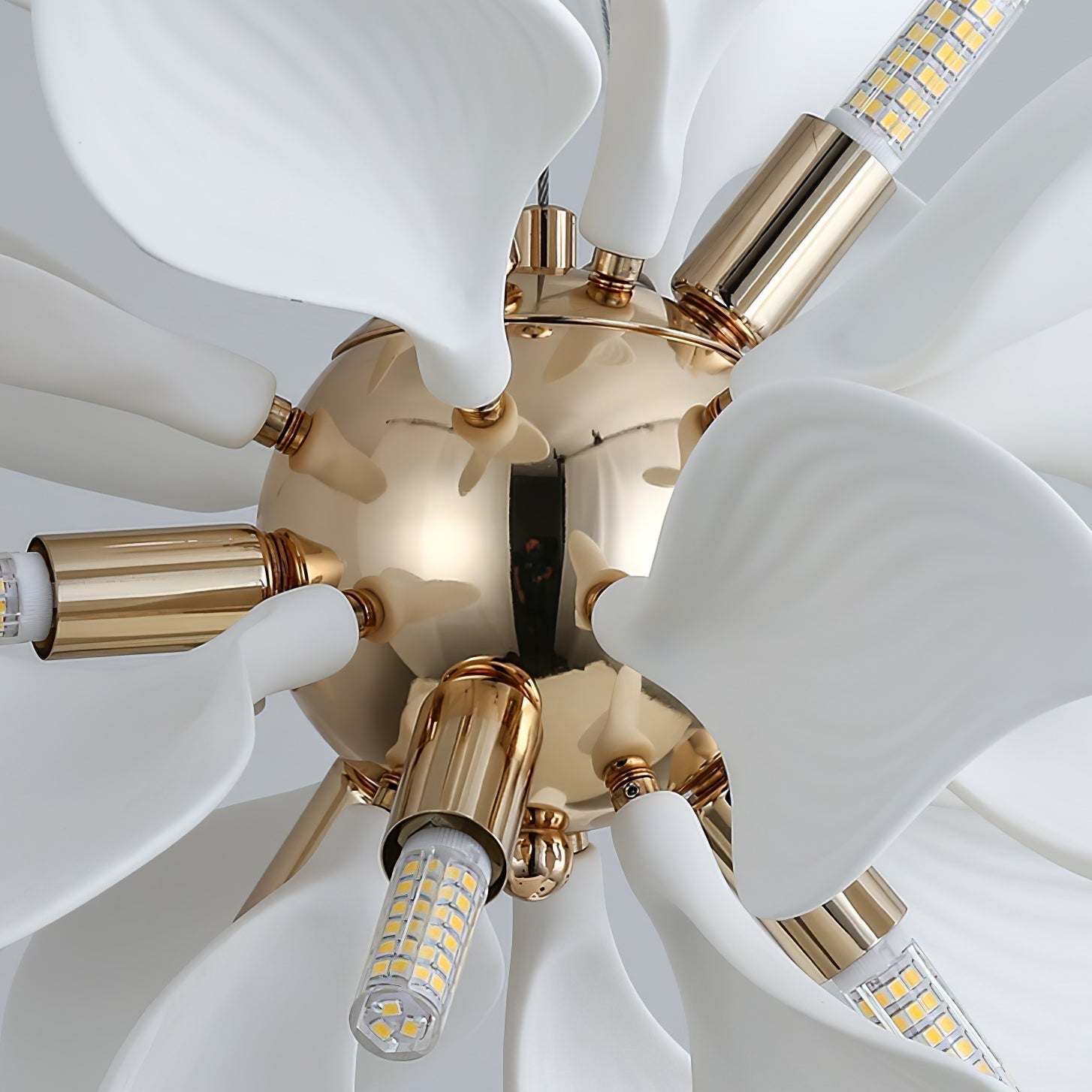 Lustra Pendant Lamp Ceramic Petals Blooming - Letslighting